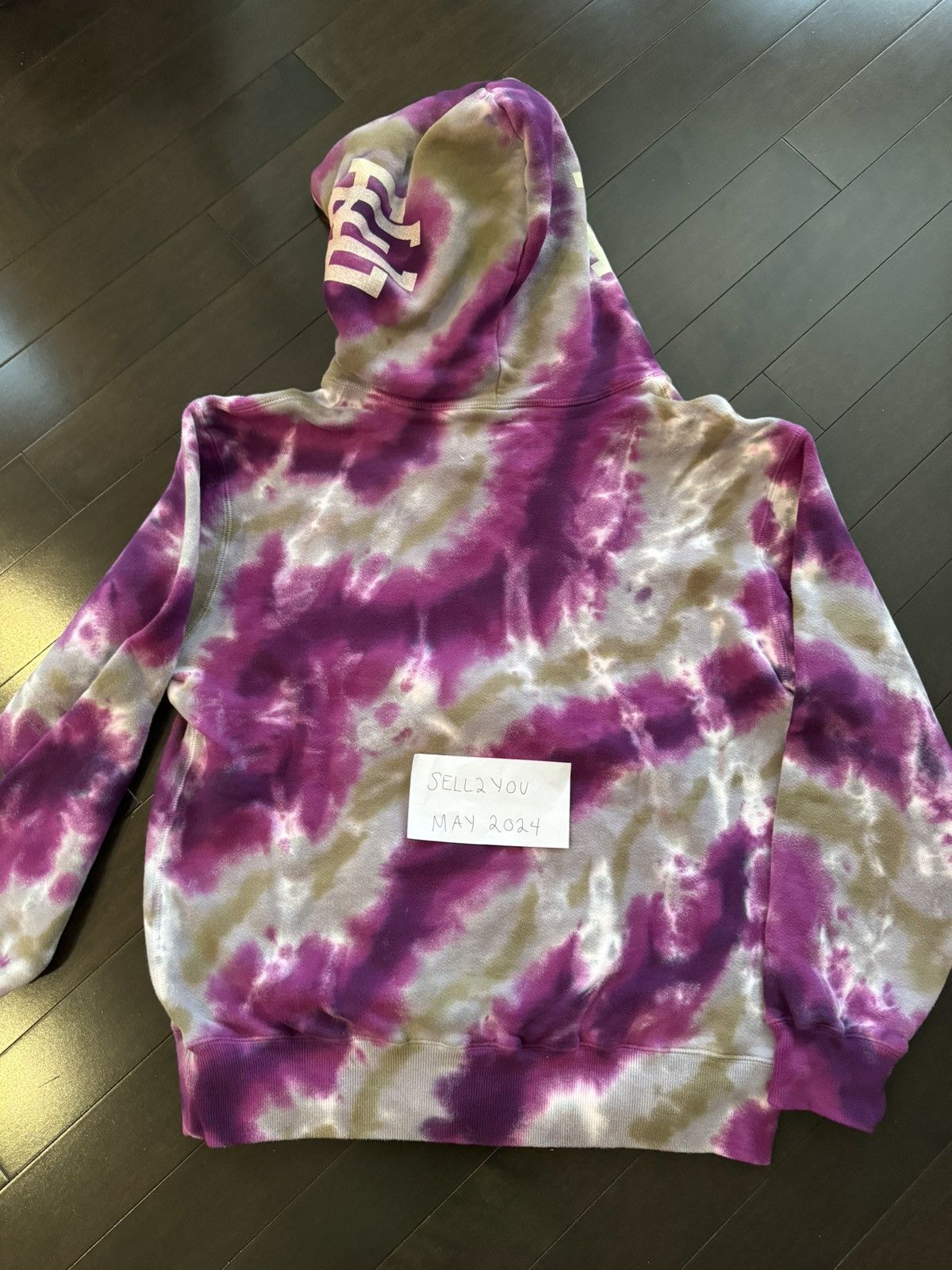 Eric Emanuel Eric Emanuel Purple Tie Dye Hoodie size Large Size US L / EU 52-54 / 3 - 7 Thumbnail