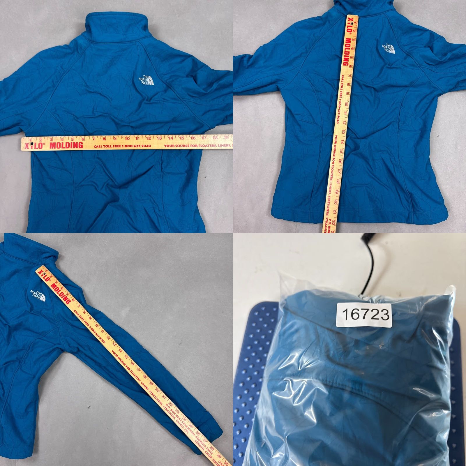 The North Face The North Face Jacket Womens Small Blue Apex Bionic Wind Soft Shell Damaged Size S / US 4 / IT 40 - 9 Thumbnail