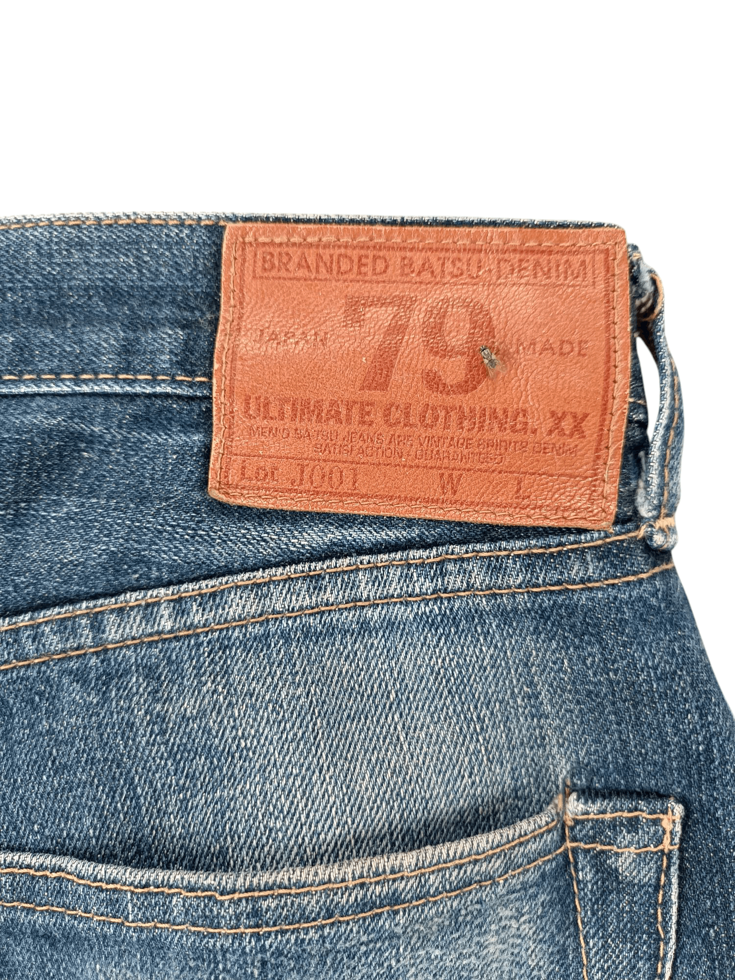 Japanese Brand Japanese Brand Batsu Denim 79 Lot J001 Selvedge Denim E199 Size US 30 / EU 46 - 6 Thumbnail