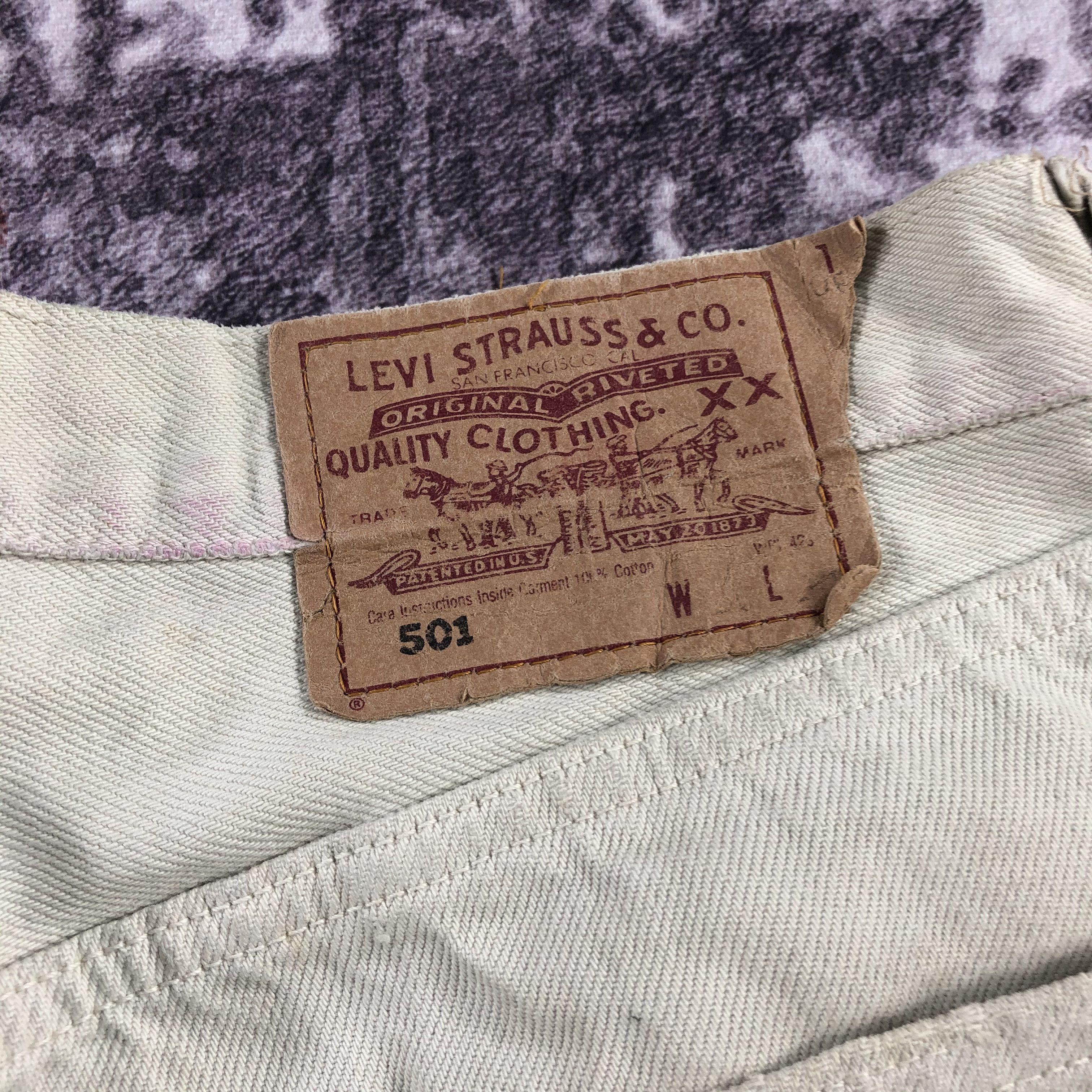 Levi's × Vintage 90s Vintage Light Wash Levis 501 Jeans-JM2535 Size US 29 - 6 Thumbnail