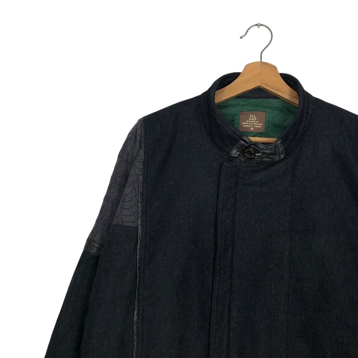 Japanese Brand 🔥VINTAGE BOMBER JACKET WOOL HENRI LUC CHAPUIS ISSEY MIYAKE Size US M / EU 48-50 / 2 - 9 Thumbnail