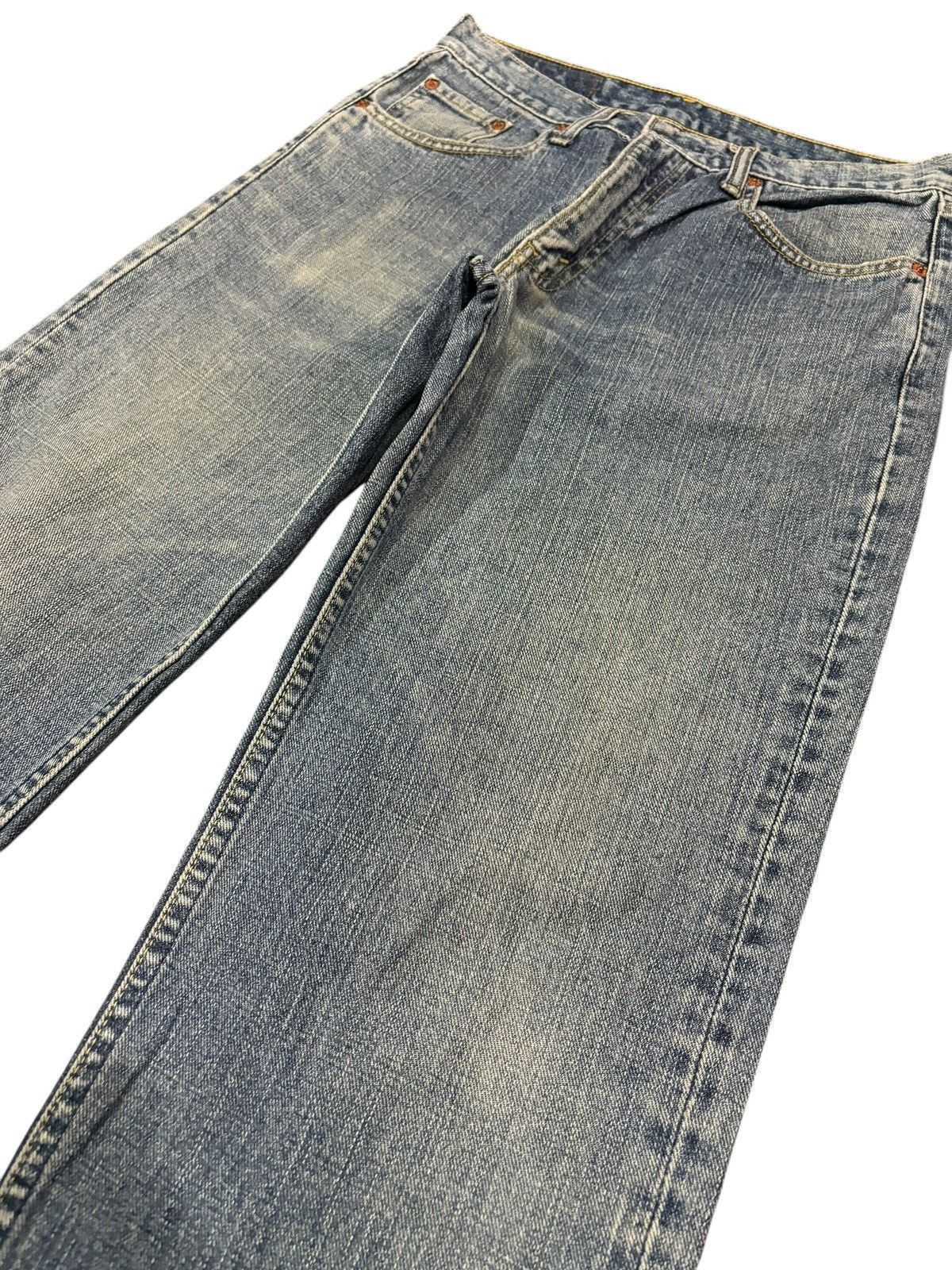 Levi's × Vintage Y2k Vintage Levi’s Japan Lot 553 Faded Straight Cut Jeans Size US 31 - 3 Thumbnail