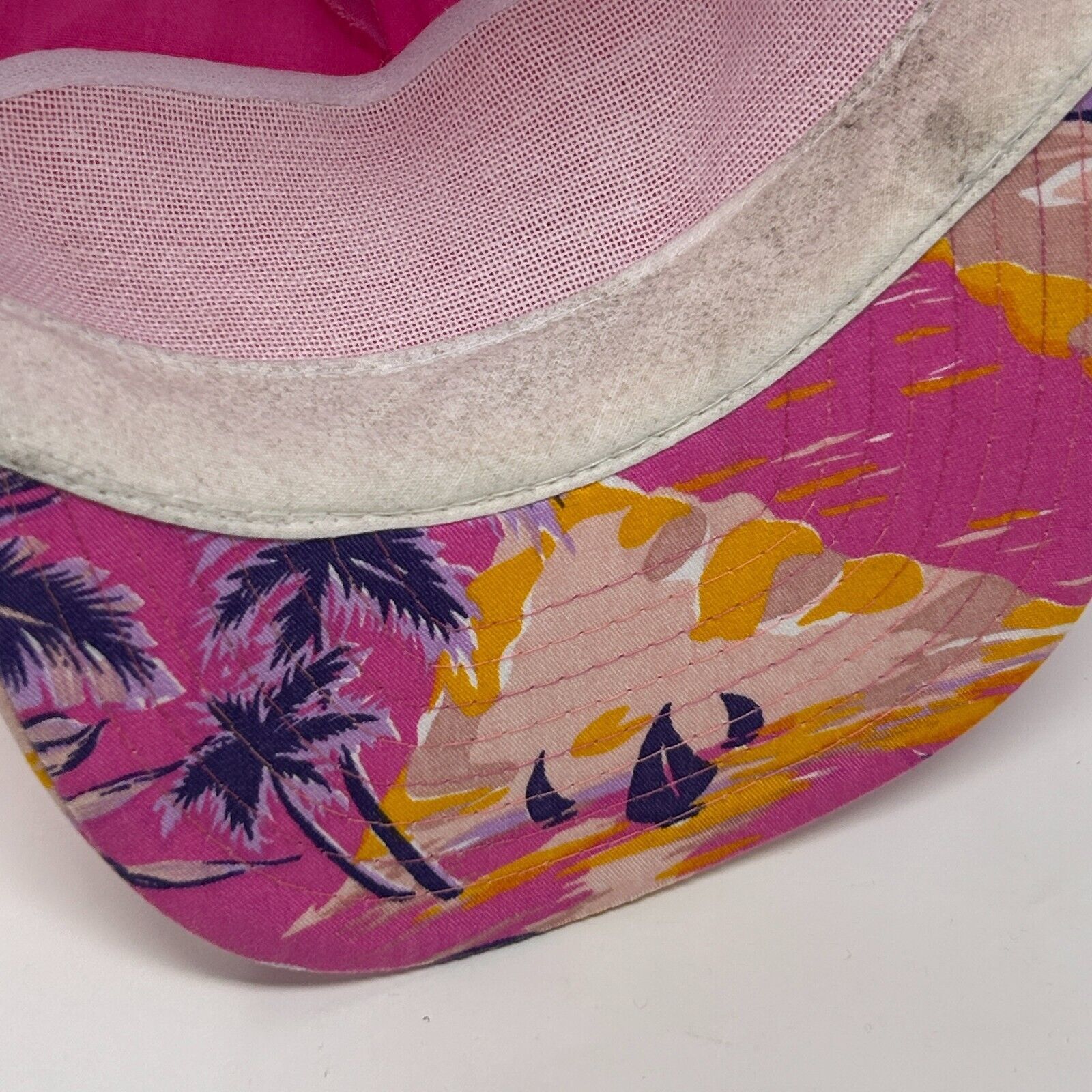 Nissan Vintage Blank Hawaiian Hat Baseball Cap Floral Hawaii Rope Size ONE SIZE - 5 Thumbnail