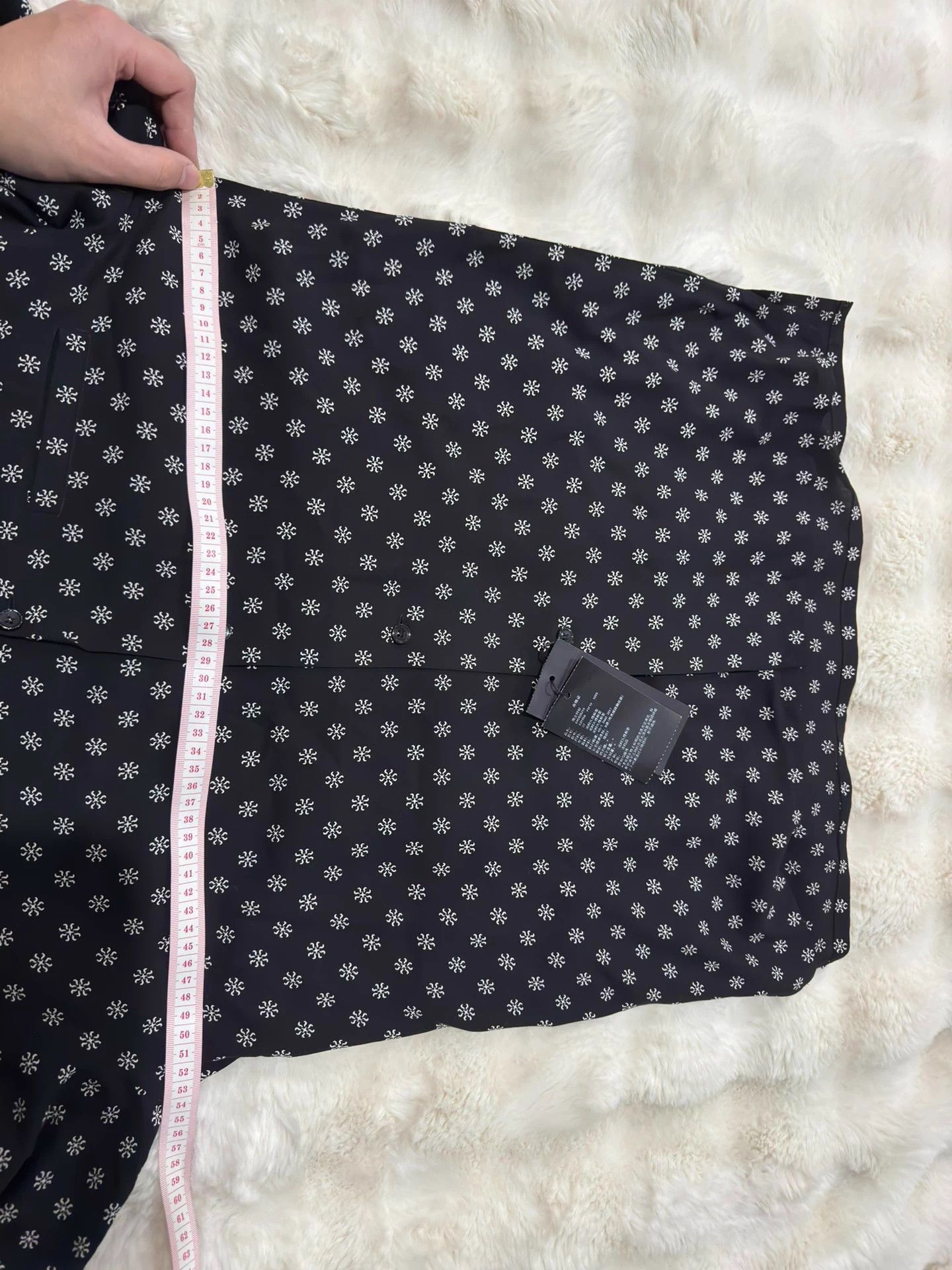 Saint Laurent Paris Saint Laurent SLP Snowflake Shark Collar Shirt 37 Size US S / EU 44-46 / 1 - 8 Thumbnail