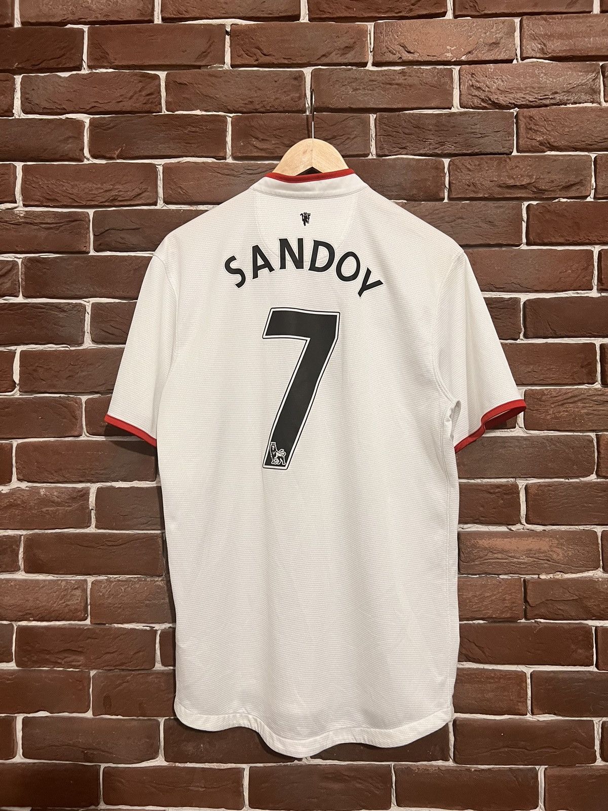 Nike Rare Y2K Manchester United #7 Sandoy Nike Football Jersey Size US M / EU 48-50 / 2 - 2 Thumbnail