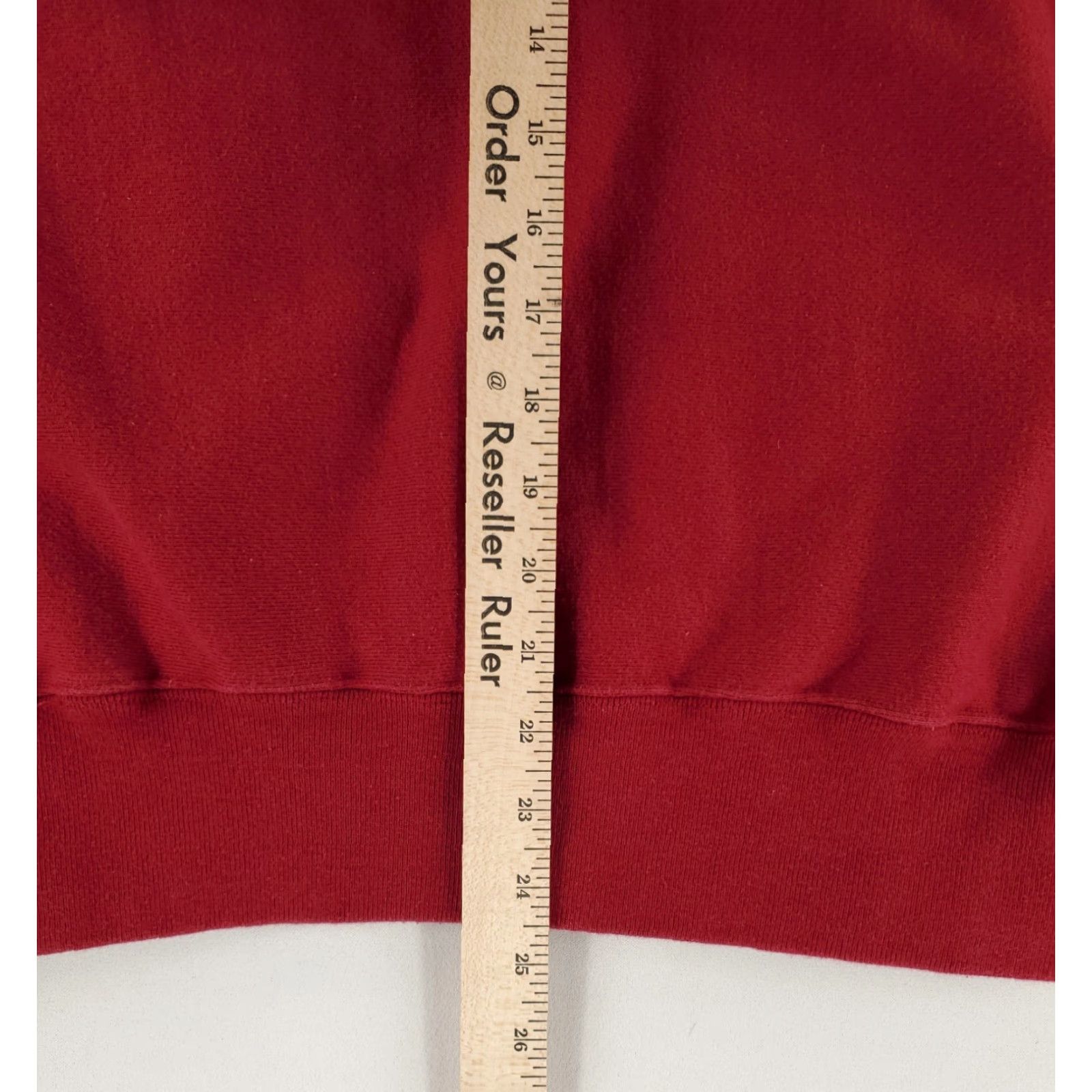 Champion VINTAGE Champion Sweatshirt Men L Red VTG Reverse Weave Clipped Tag Mens L Shirt Size US L / EU 52-54 / 3 - 6 Thumbnail