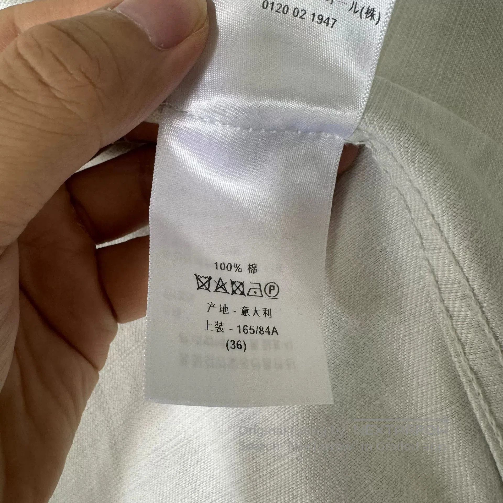 Dior Christian Dior White Black Print Shirt Jacket. Size XS / US 0-2 / IT 36-38 - 5 Thumbnail