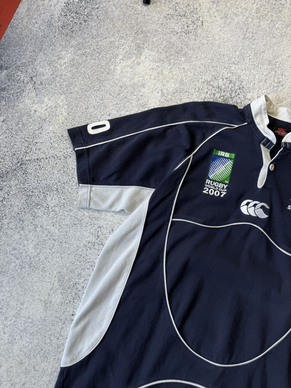 Pringle Of Scotland Scotland Rugby Jersey vintage world cup 2007 Canterbury #30 Size US M / EU 48-50 / 2 - 3 Thumbnail