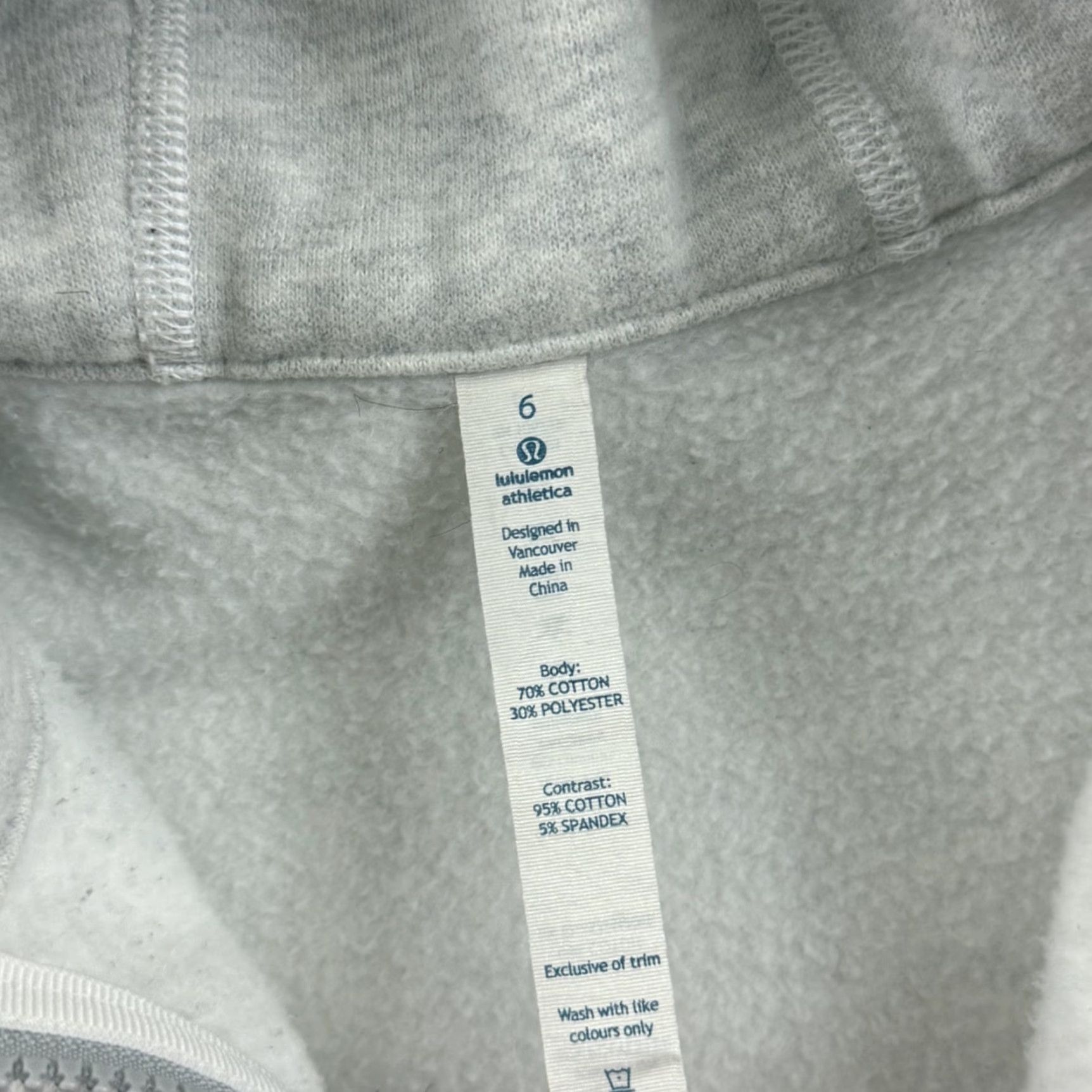 Lululemon Lululemon Scuba Hoodie Womens 6 Gray Full Zip Sweatshirt Athletic Outdoor Jacket Size M / US 6-8 / IT 42-44 - 6 Thumbnail
