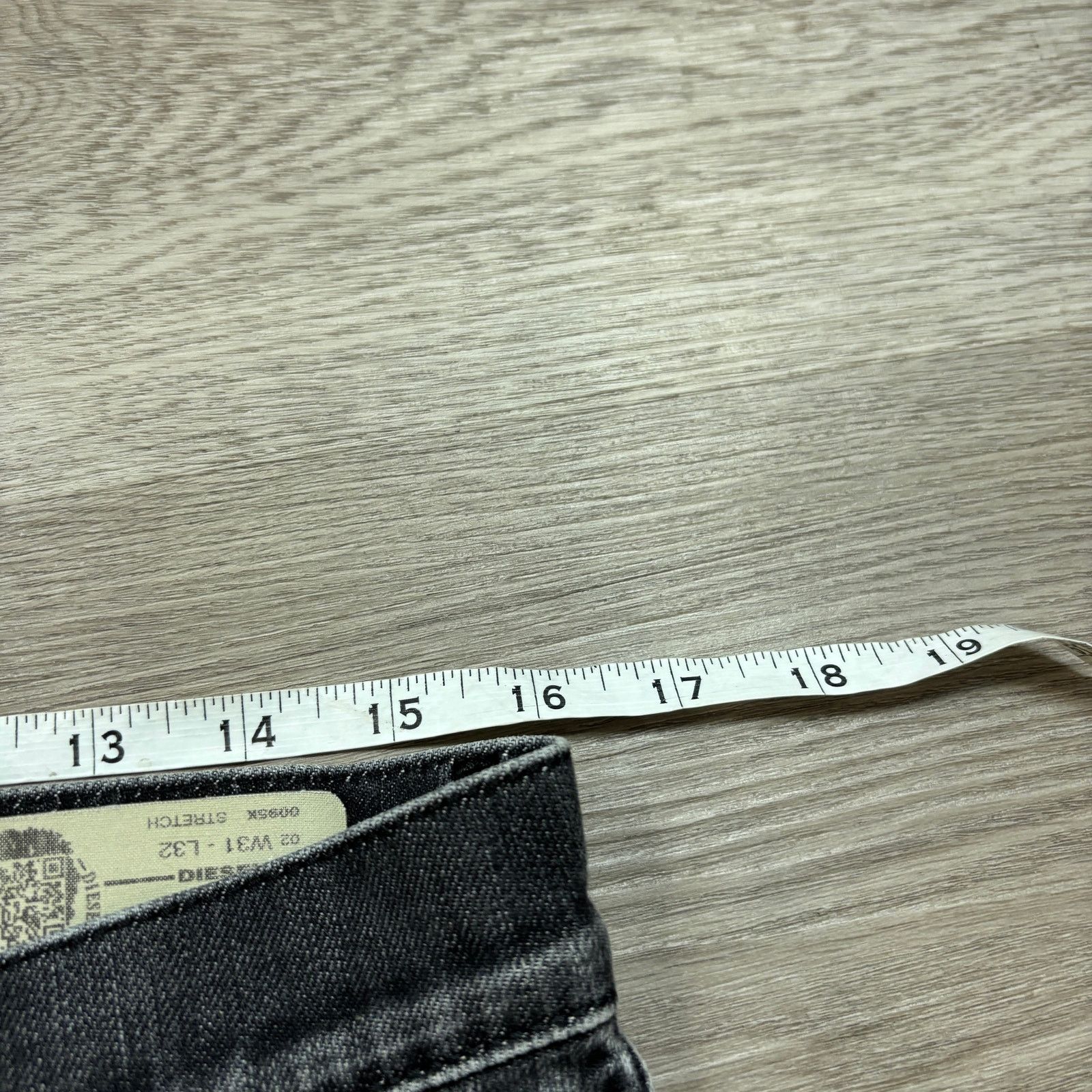 Diesel Diesel D-Luster Slim Jeans Men's 31x27 Slim Stretch Black Size US 31 - 6 Thumbnail