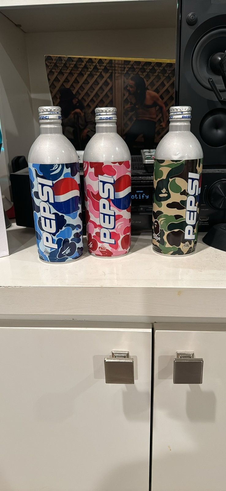 image of Bape X Pepsi Bottle Set, Men's