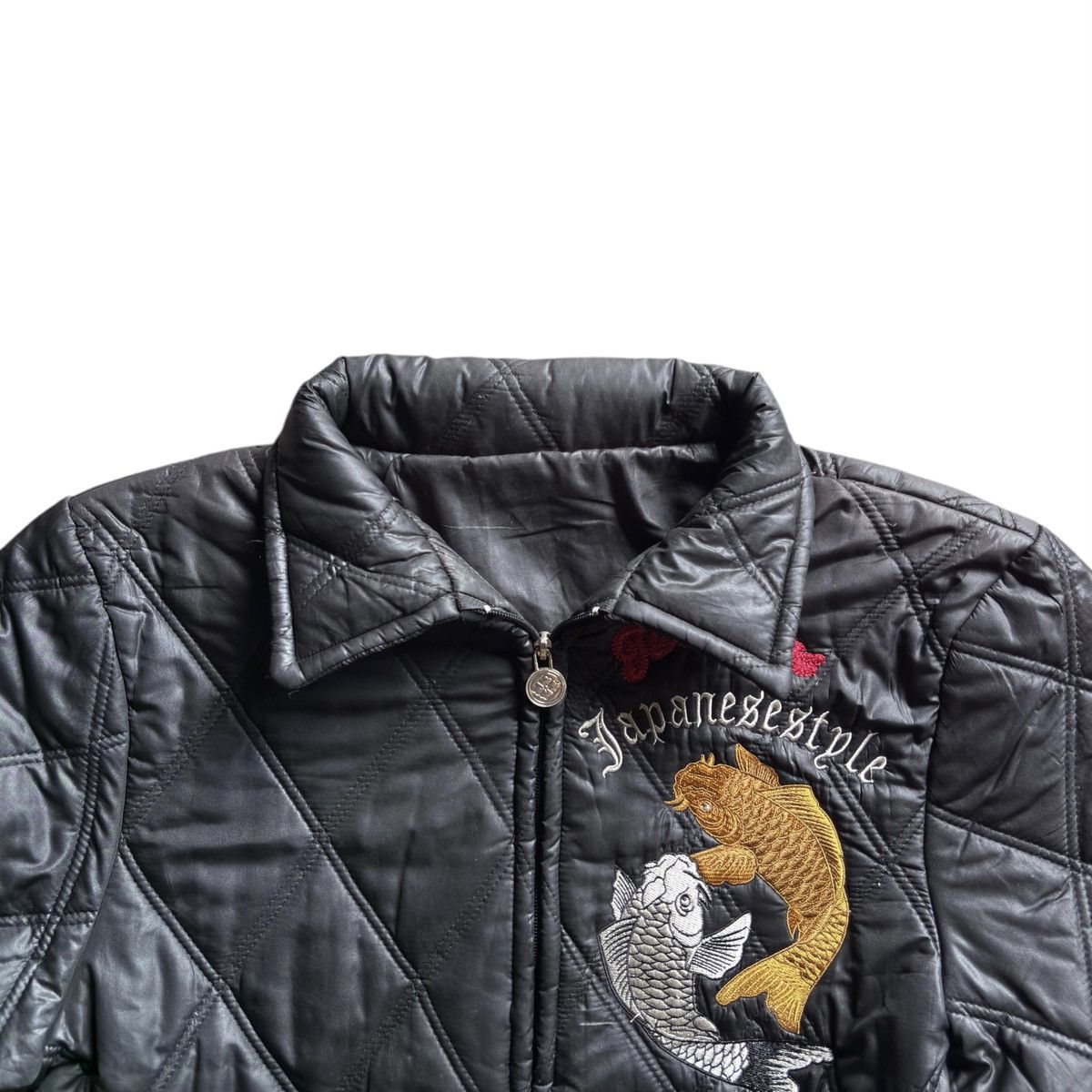Vintage Vintage tmocarps koi puffer japanese style Sukajan jacket Size US L / EU 52-54 / 3 - 3 Thumbnail