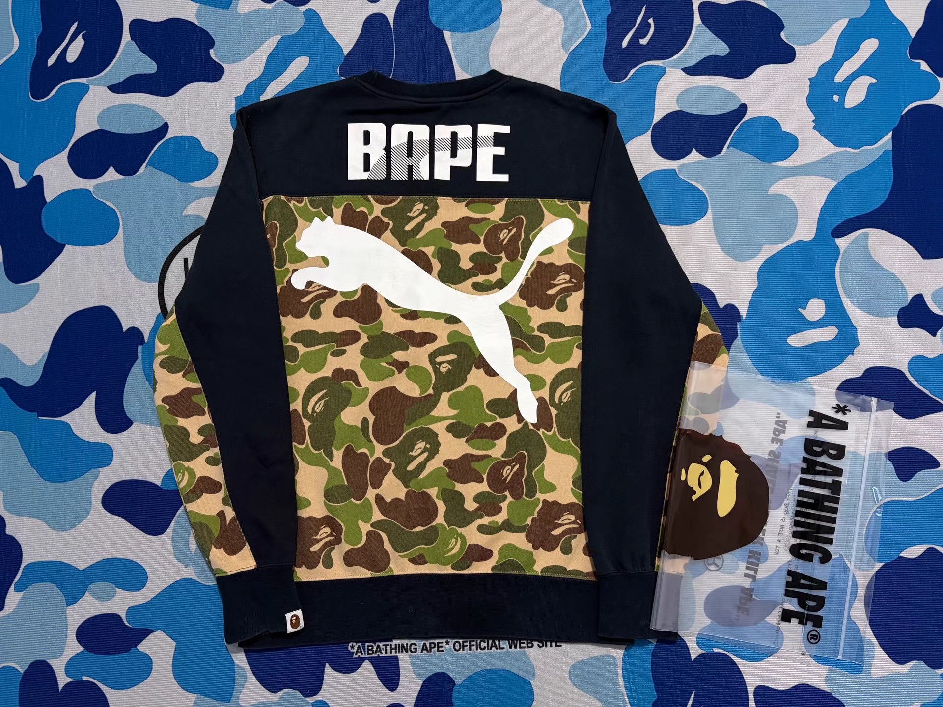 Bape PUMA x BAPE Hoodie Size US XL / EU 56 / 4 - 2 Thumbnail