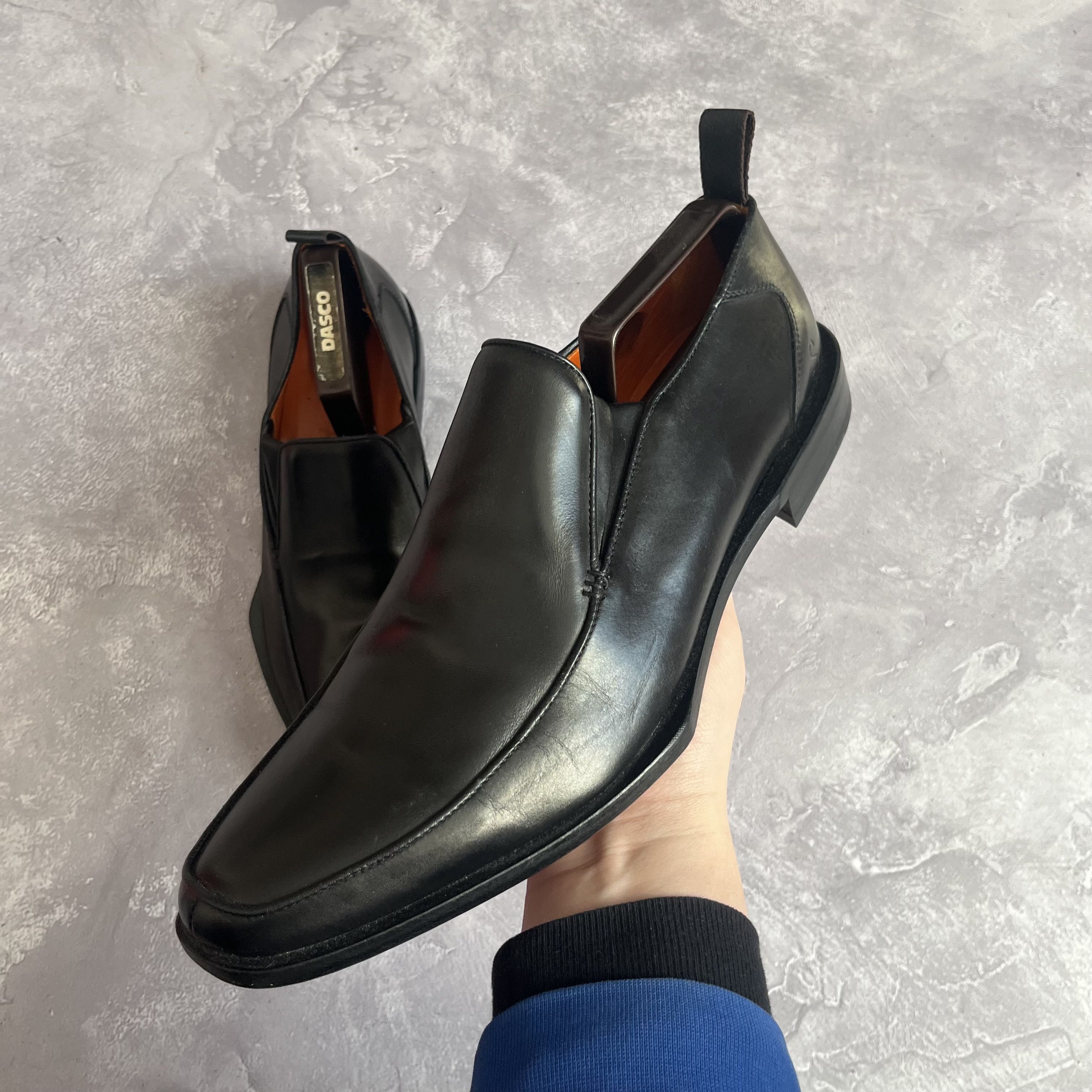 Oliver Sweeney Oliver Sweeney Stella Tan Black Leather Slip On Shoes Mens Size US 12.5 / EU 45-46 - 4 Thumbnail
