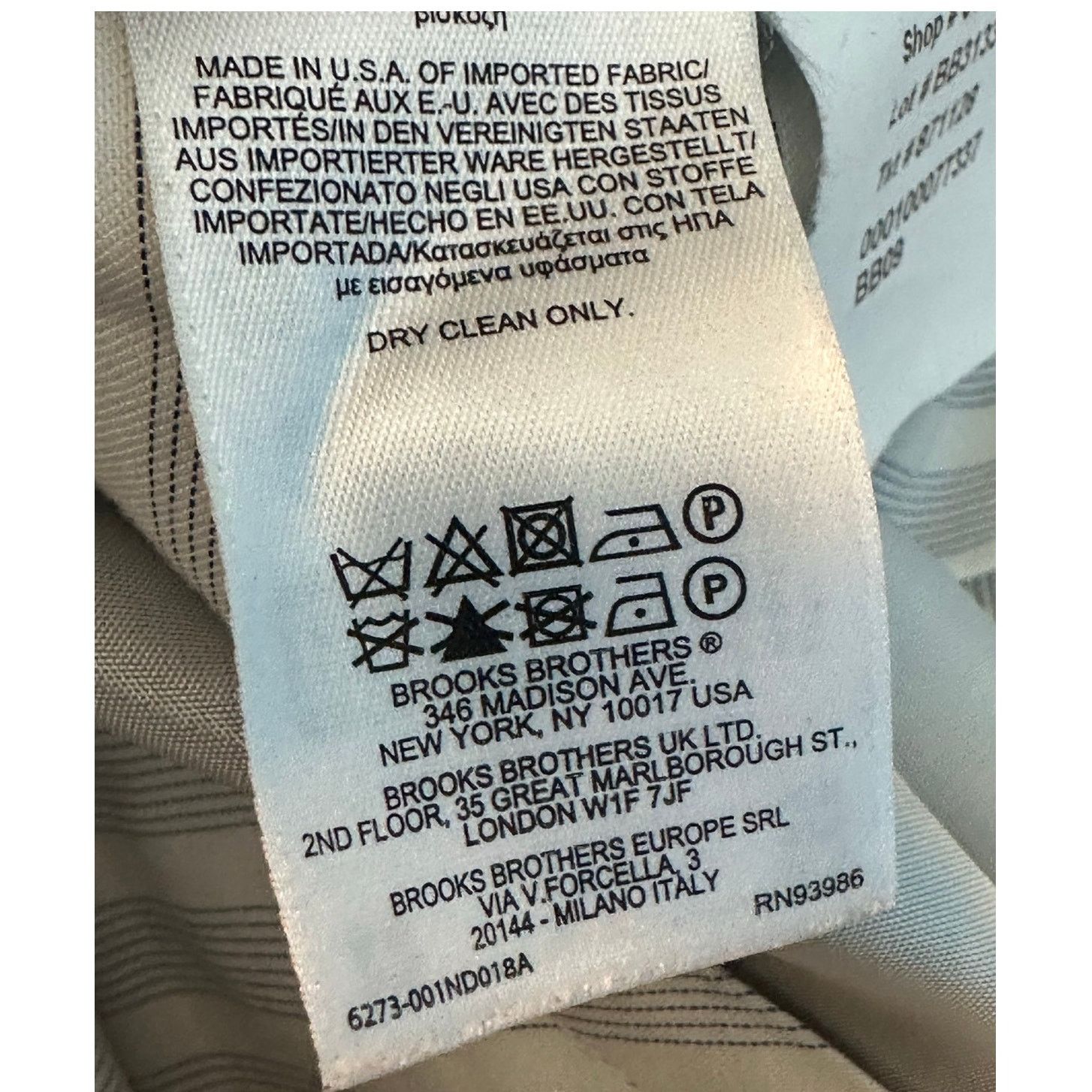 Brooks Brothers Brooks Brothers 1818 Regent gray wool dress pants size 35 Size 34R - 7 Thumbnail