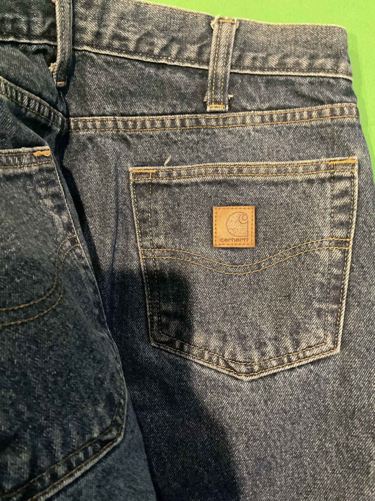 Carhartt × Vintage Vintage Carhartt dark blue jeans #Carhartt Size US 36 / EU 52 - 2 Thumbnail