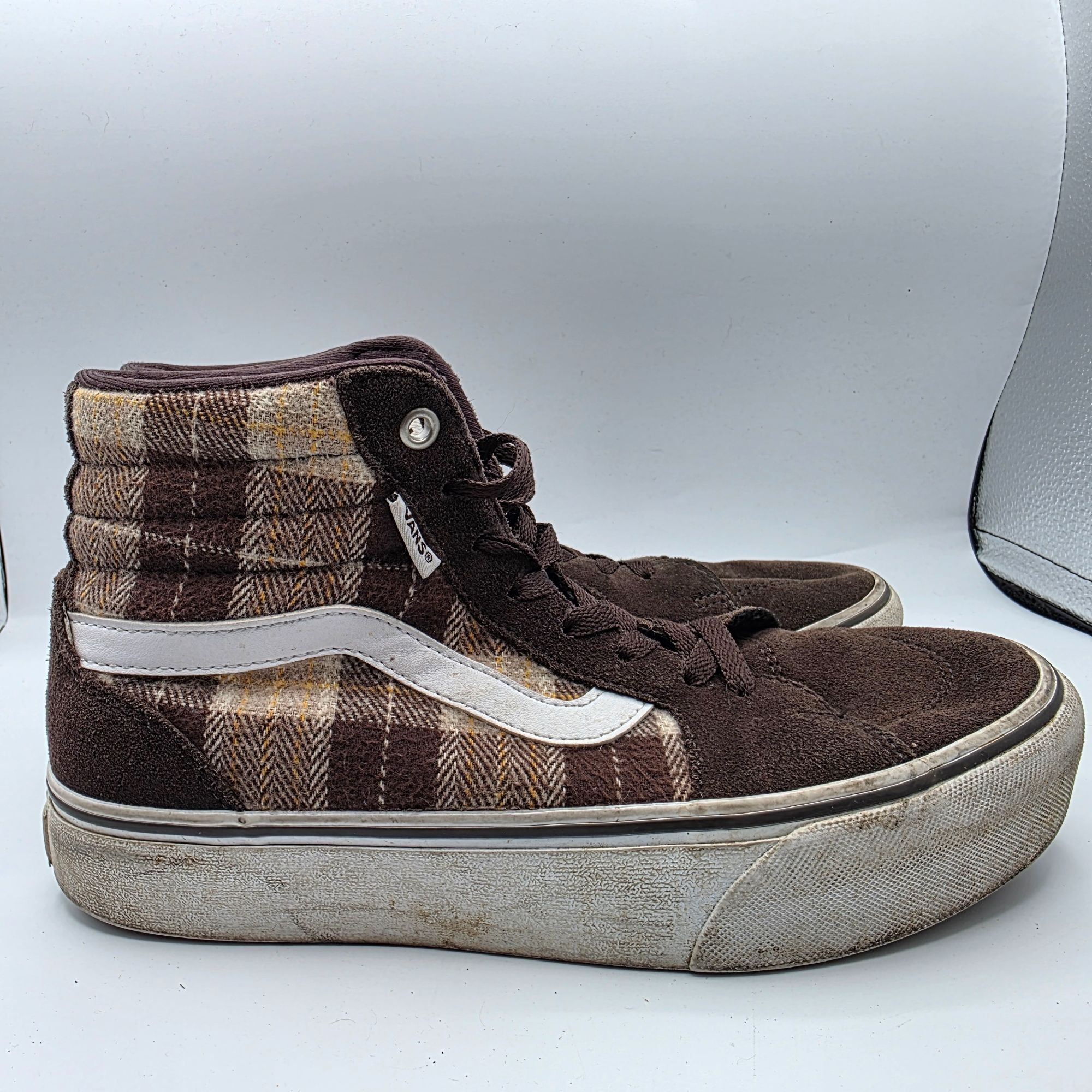 Vans Vans Filmore Hi Platform Womens Size 8.5 Brown Plaid Shoes C Size US 8.5 / IT 38.5 - 12 Thumbnail