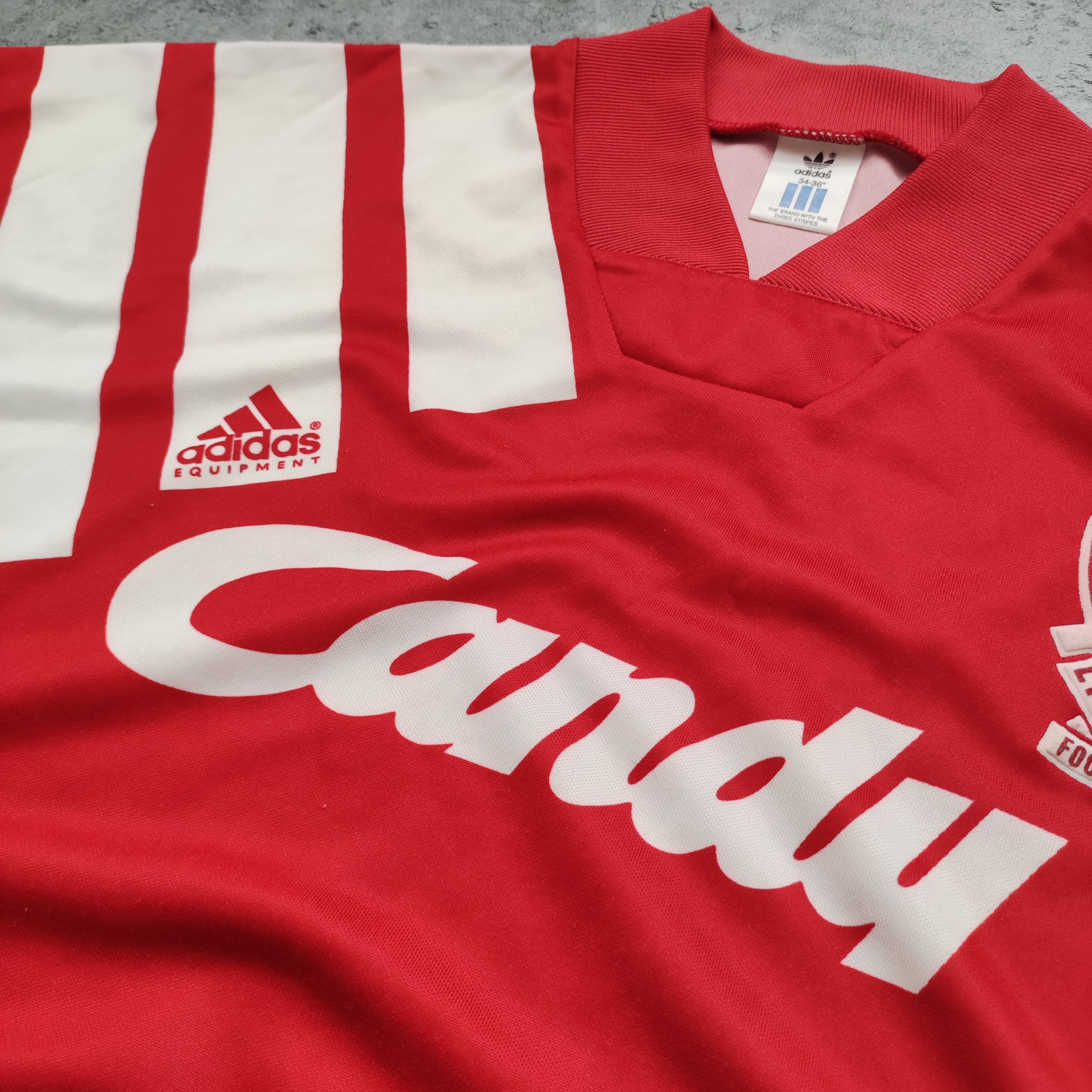 Adidas × Vintage RARE Vintage 1991 Adidas Liverpool FC Home Candy Kit Size US M / EU 48-50 / 2 - 5 Thumbnail