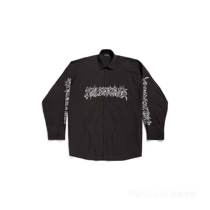 Balenciaga DIY METAL OUTLINE ENGINEERED Oversized Shirt Size US S / EU 44-46 / 1 - 1 Thumbnail