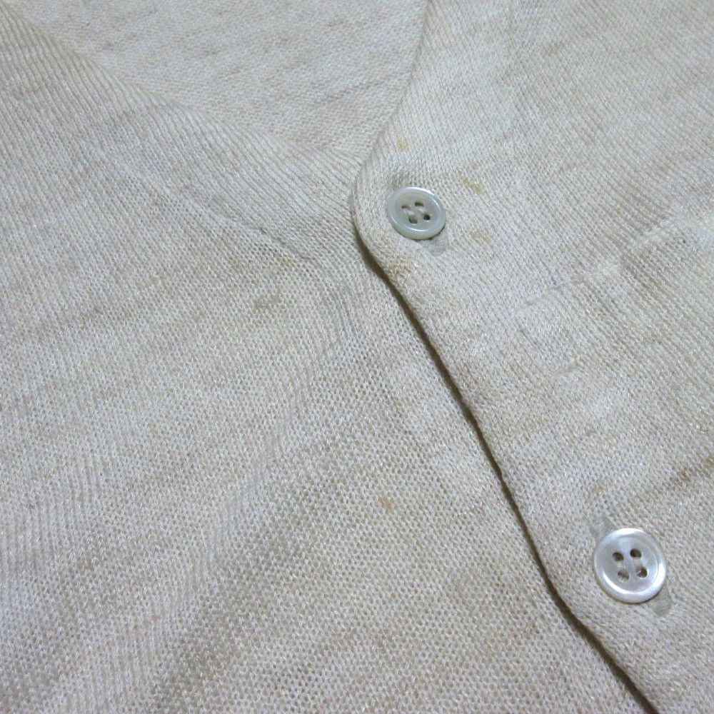 Yohji Yamamoto Yohji Yamamoto Pour Homme Rayon Linen Knit Vest Size US L / EU 52-54 / 3 - 6 Thumbnail