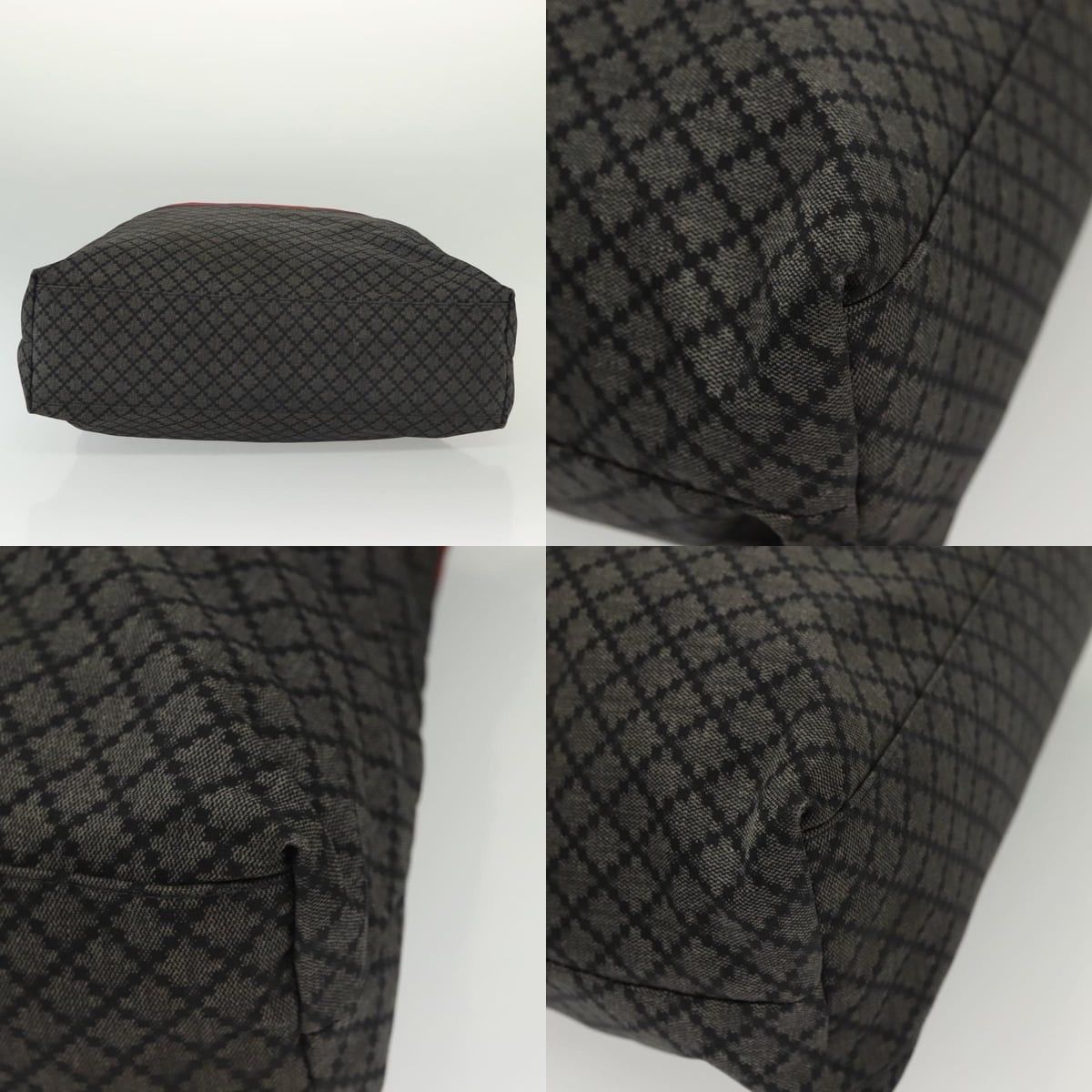 Gucci GUCCI Diamante Hand Bag Nylon Navy Gray Silver Size ONE SIZE - 10 Thumbnail