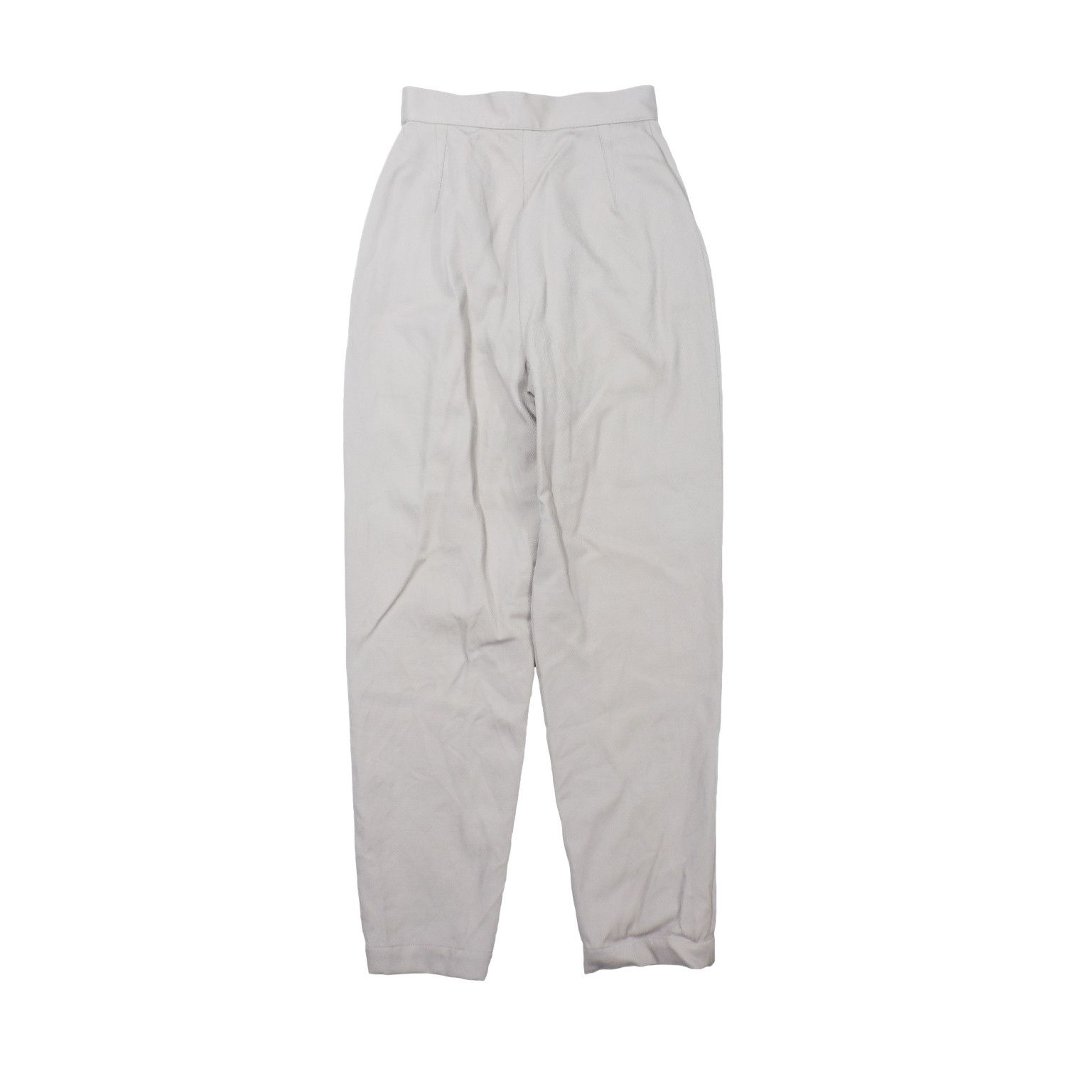 Thierry Mugler THIERRY MUGLER HIGH WAISTED CASUAL WOOL TROUSERS Size 28" / US 6 / IT 42 - 2 Thumbnail