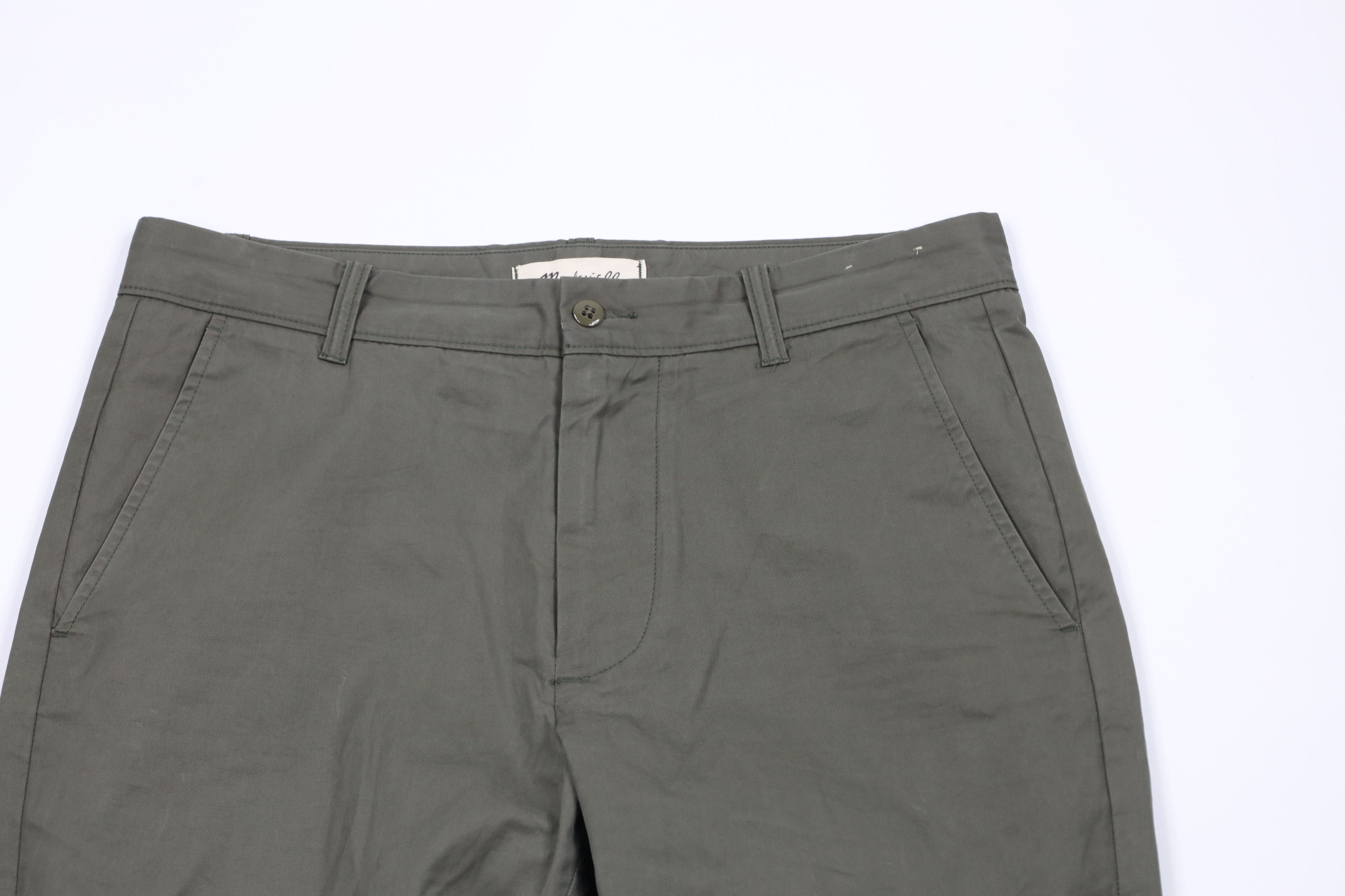 Madewell × Vintage Madewell Lightweight Relaxed Taper Leg Chino Pants Green Size US 32 / EU 48 - 2 Thumbnail