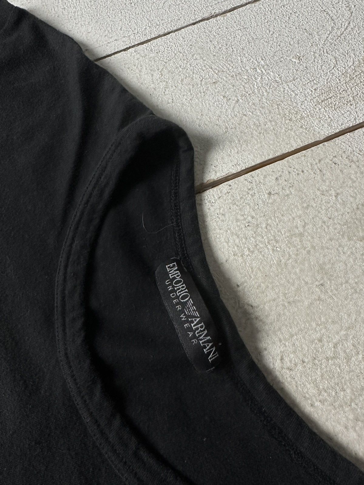 Emporio Armani 🚨Y2K Big Logo EMPORIO ARMANI T-shirt Avant Garde Size US M / EU 48-50 / 2 - 8 Thumbnail