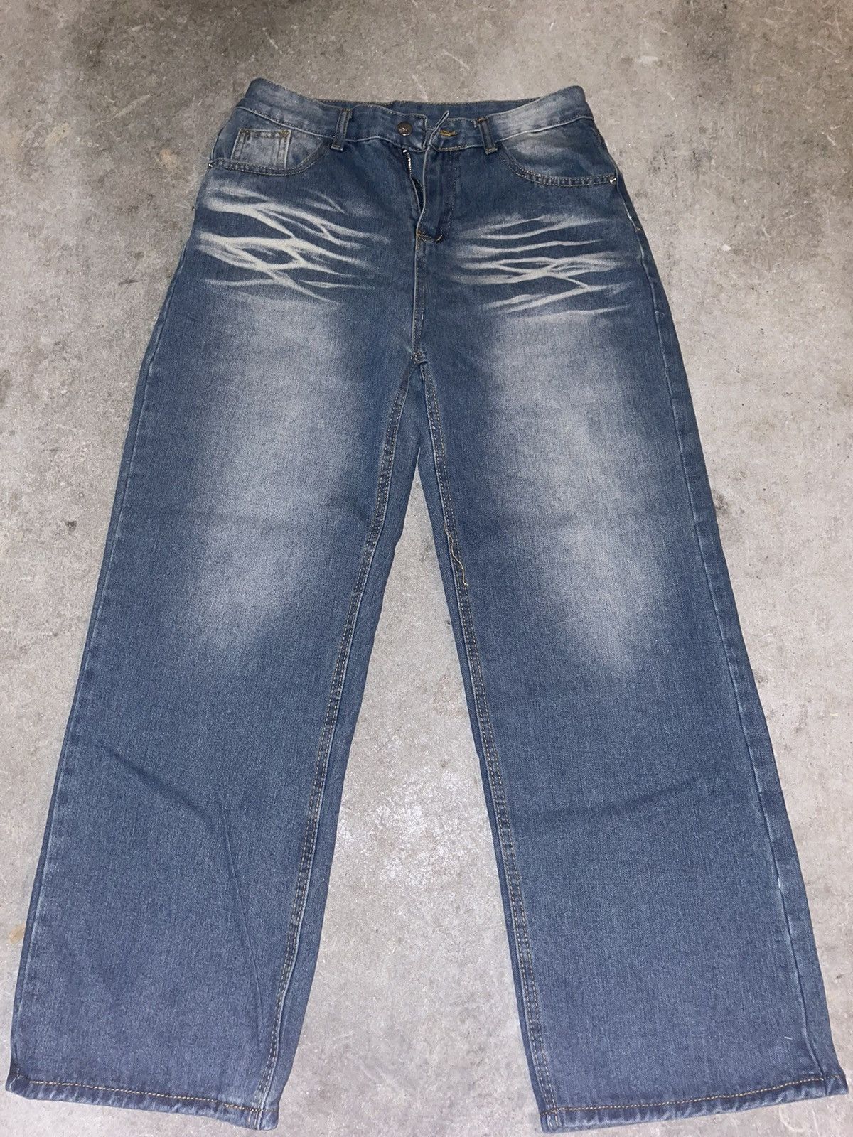 image of Japanese Blue Denim Loose Fit, Men's (Size 32)
