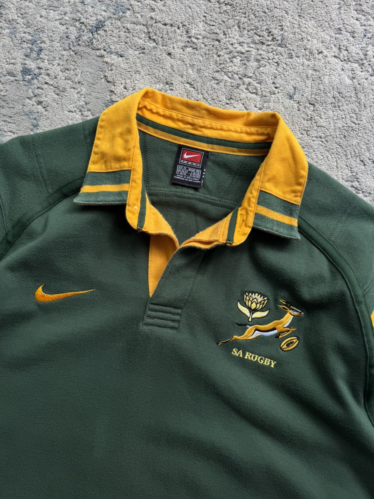 Nike Nike Vintage 90s South Africa Rugby Jersey Size XL Size US L / EU 52-54 / 3 - 4 Thumbnail