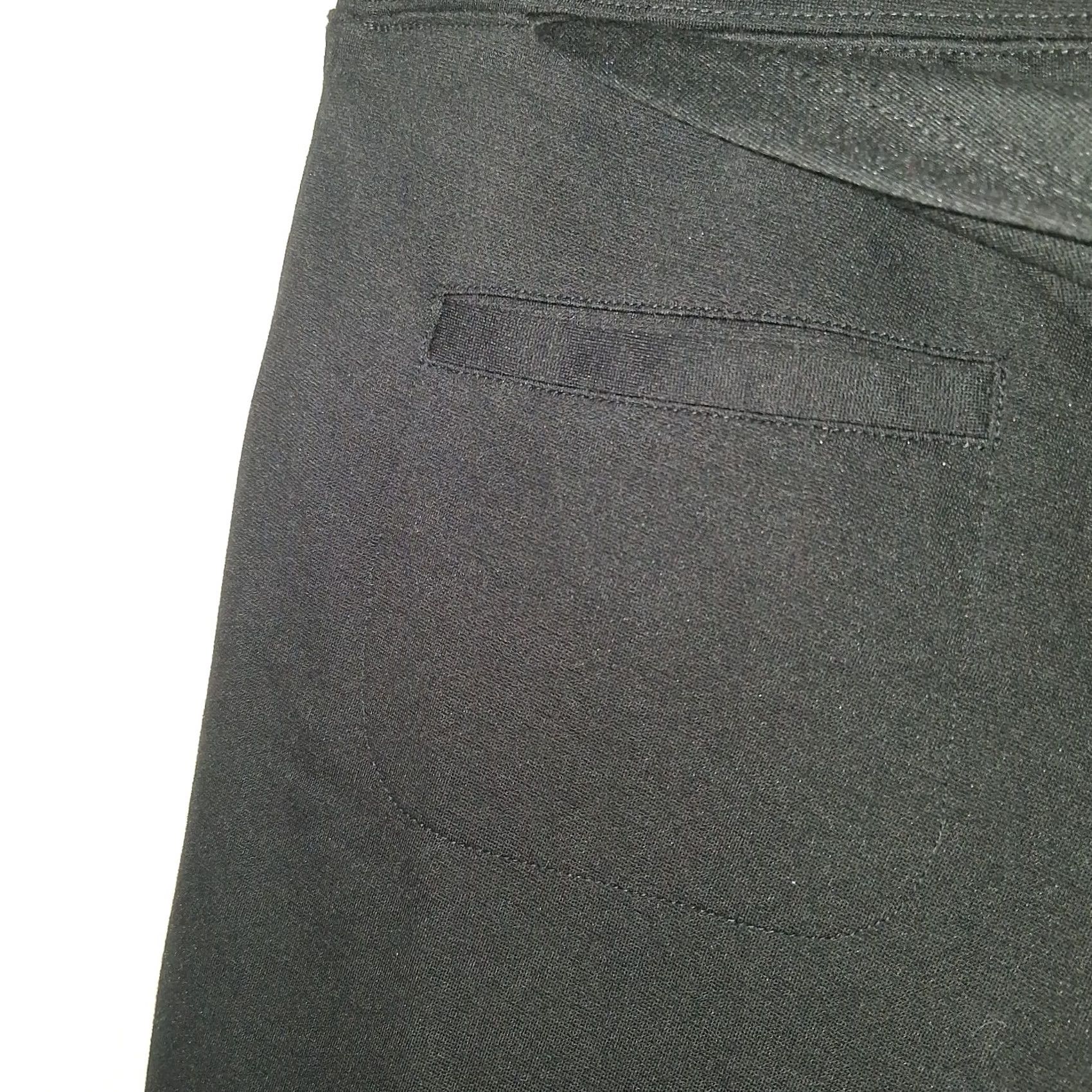 Vintage VINTAGE IMAN Global Chic Skirted Leggings Small Black Rayon Blend Stretch NEW Women Size 28" / US 6 / IT 42 - 6 Thumbnail