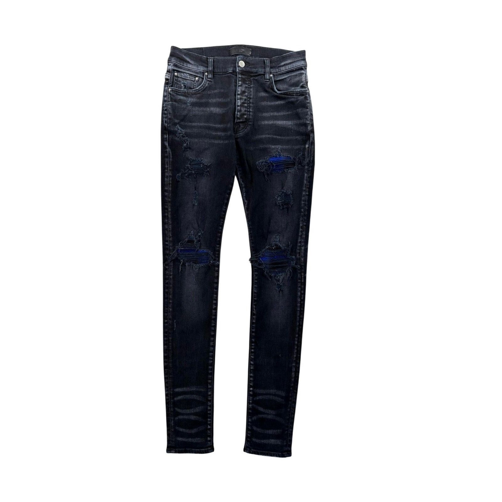 amiri mx1 確実正規品 29 Amiri Amiri Blue Jeans MX1 Brown Patch Size 29 Flawless 🧼 | Grailed