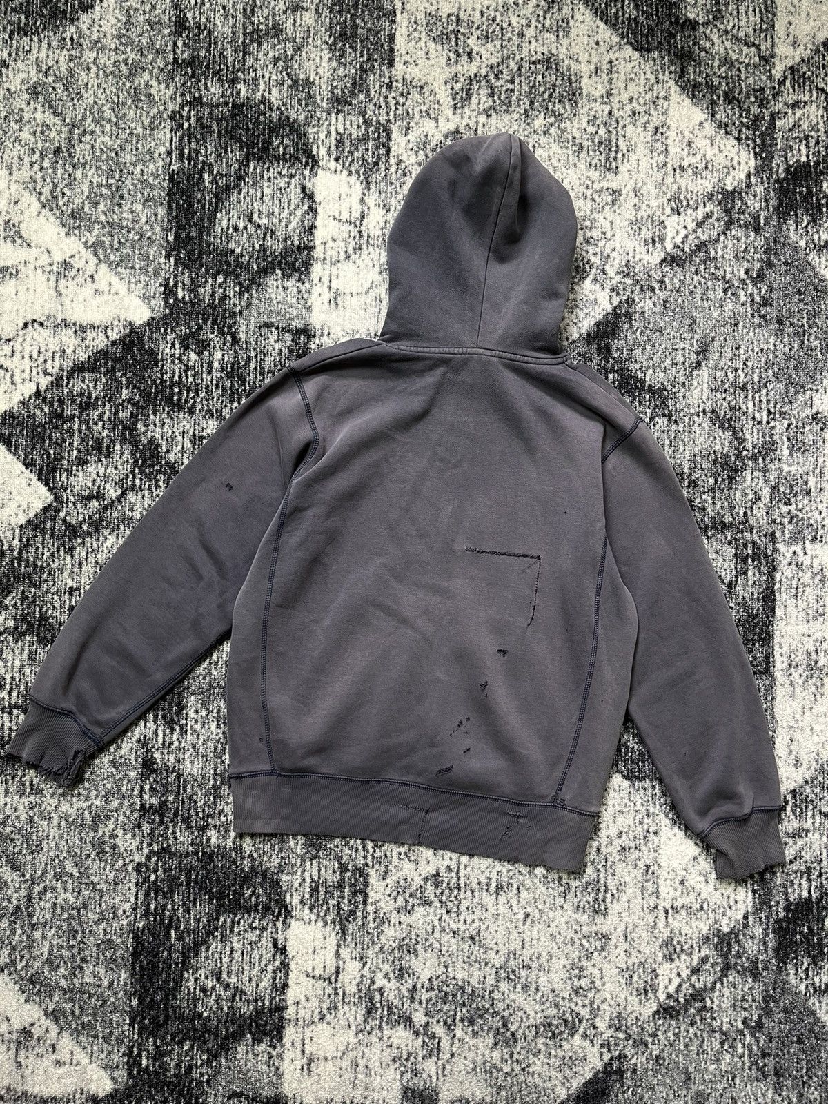 Nike Vintage Nike Hoodie Embroidered Swoosh Distressed Faded Y2K Size US M / EU 48-50 / 2 - 12 Thumbnail
