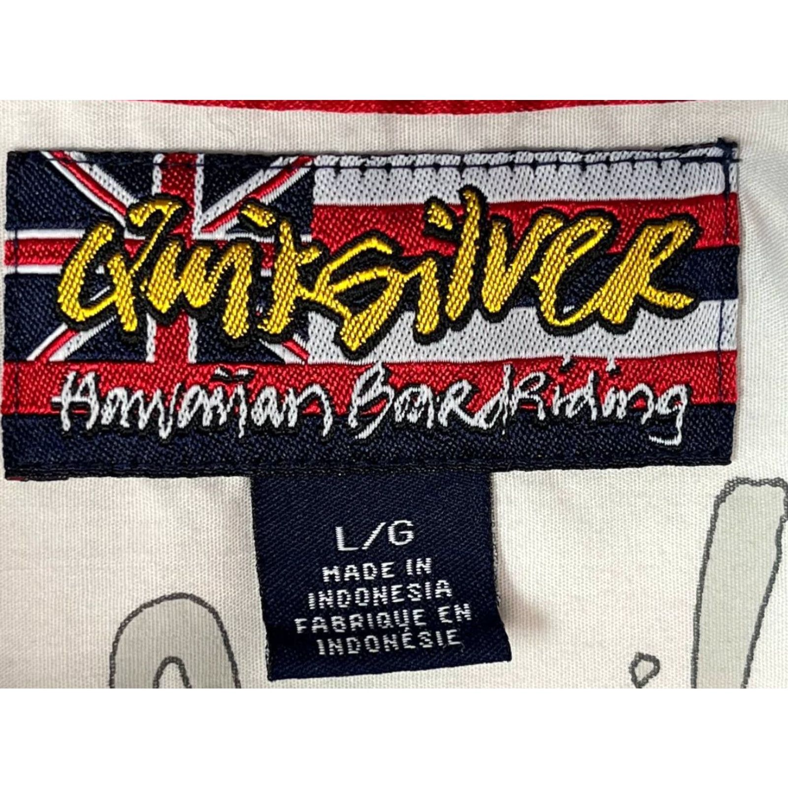 Quiksilver Quiksilver Shirt Men L Green Floral Button-Up Pocket Short Sleeve Hawaiian Size US L / EU 52-54 / 3 - 5 Thumbnail