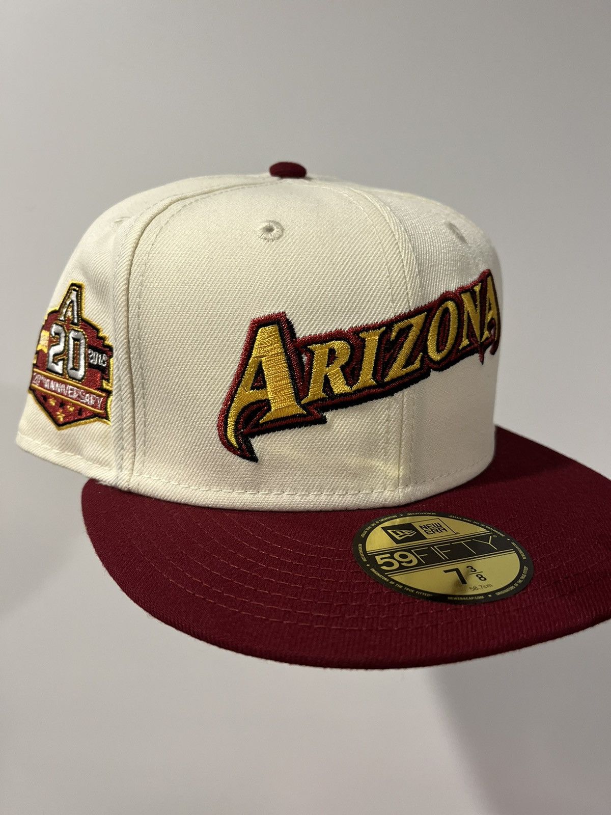 Hat Club × MLB × New Era 1515 Diallo Arizona Diamondbacks Script Off White 2tone 3/8 Size ONE SIZE - 1 Thumbnail