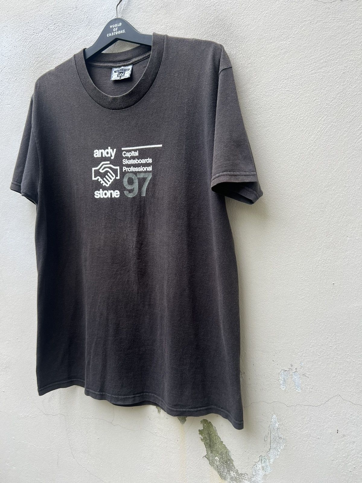 Vintage VTG 1997 Andy Stone Capital Skateboards Professional t shirt Size US L / EU 52-54 / 3 - 10 Thumbnail