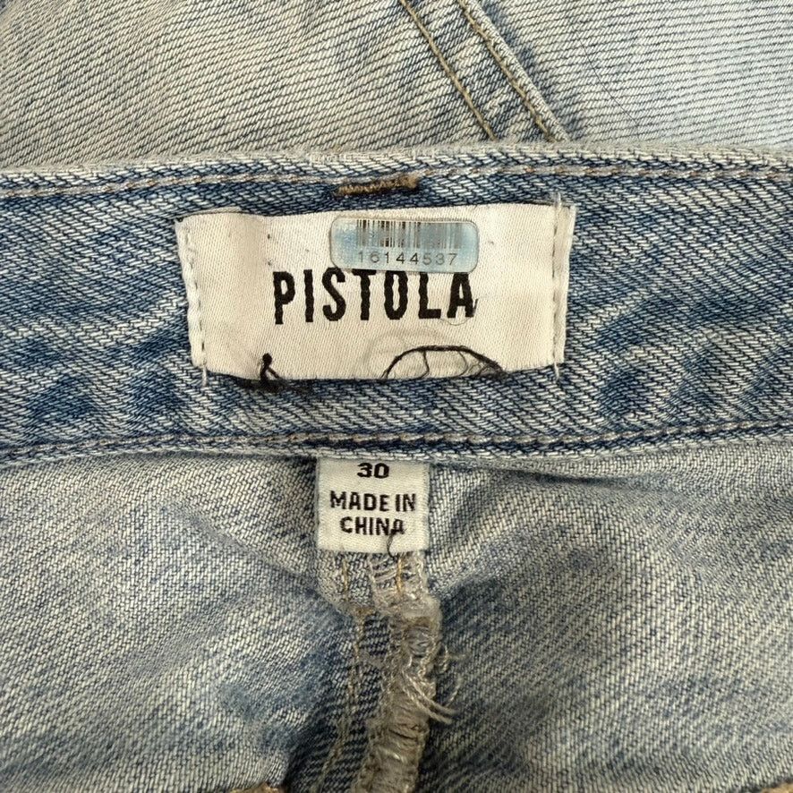 Pistola Pistola Alice Midi Skirt in Blue Wash, Size 30 Size 30" / US 8 / IT 44 - 6 Thumbnail