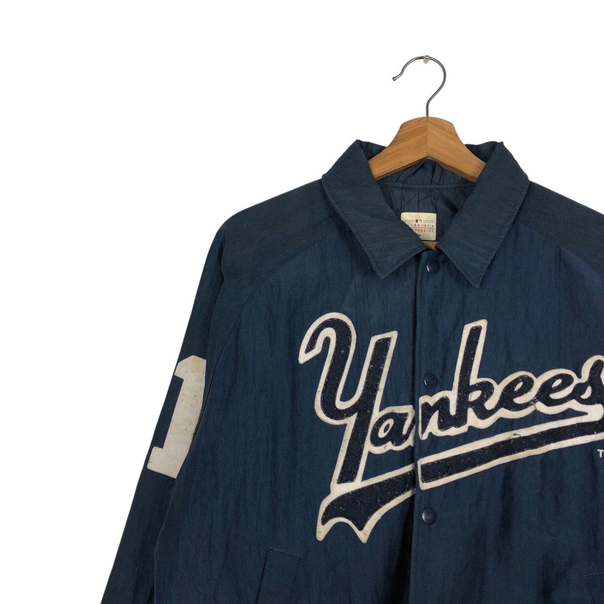 Vintage 📌Vintage Bomber Jacket Yankees Mlb New York Big Logo Size US M / EU 48-50 / 2 - 7 Thumbnail