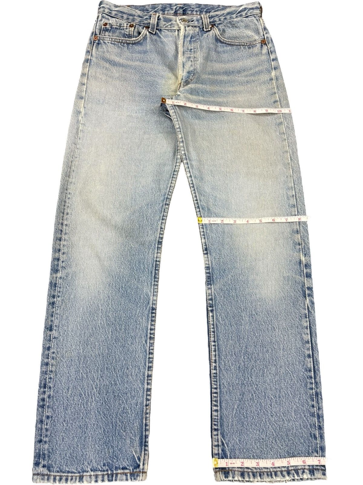 Levi's Vintage 70s Levis 501 Button Fly Blue Wash Jeans Size US 30 / EU 46 - 12 Thumbnail