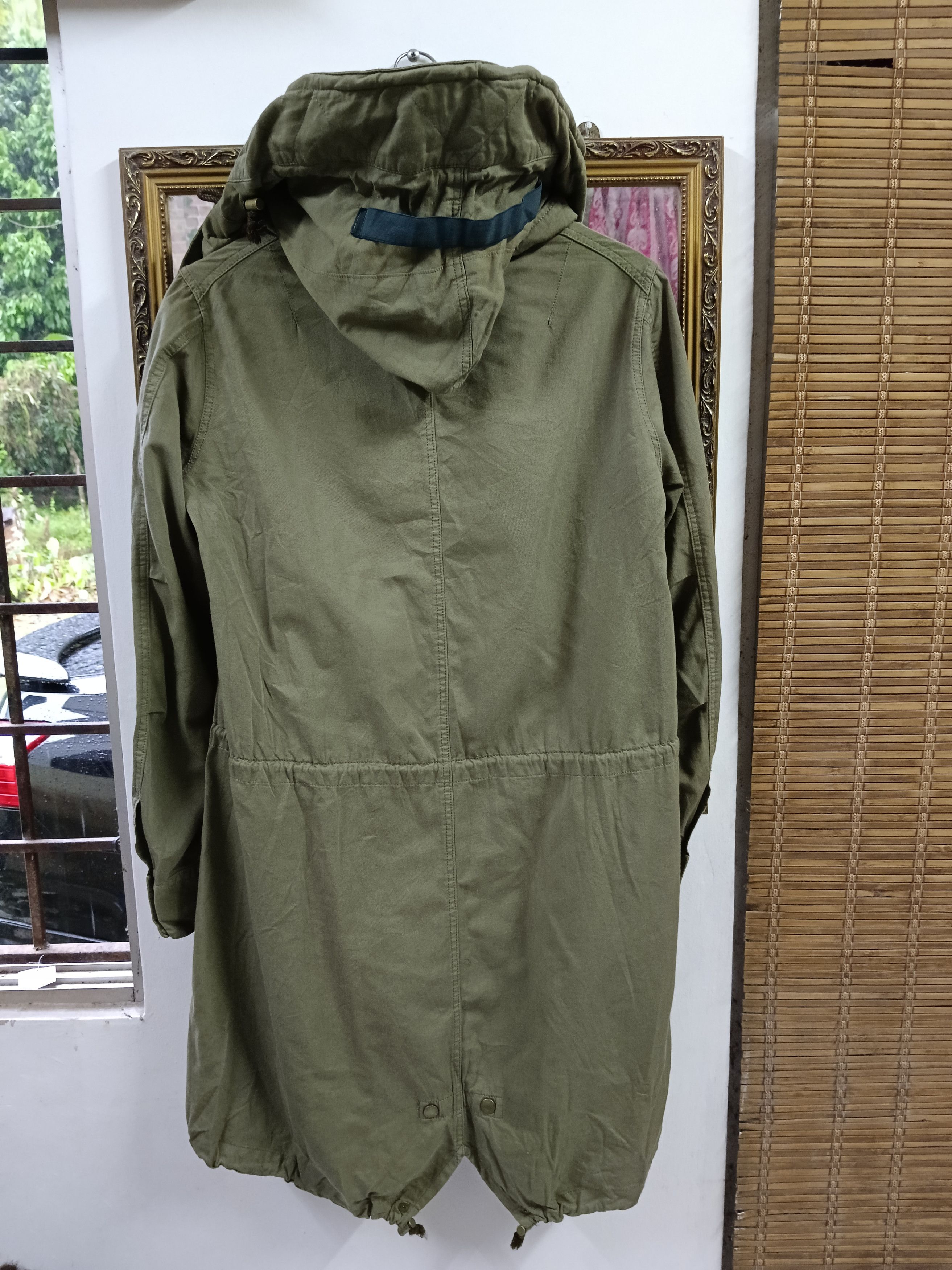 Nude: Masahiko Maruyama Nude:MASAHIKO MARUYAMA PARKA OLIVE GREEN Size US S / EU 44-46 / 1 - 2 Thumbnail