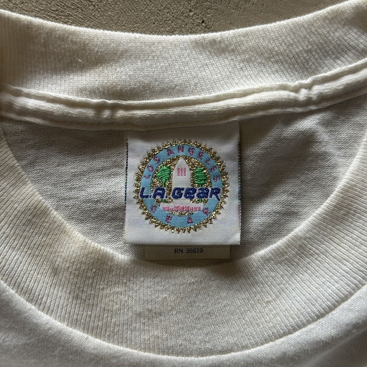 La Gear vintage la gear white surf tshirt Size US S / EU 44-46 / 1 - 5 Thumbnail