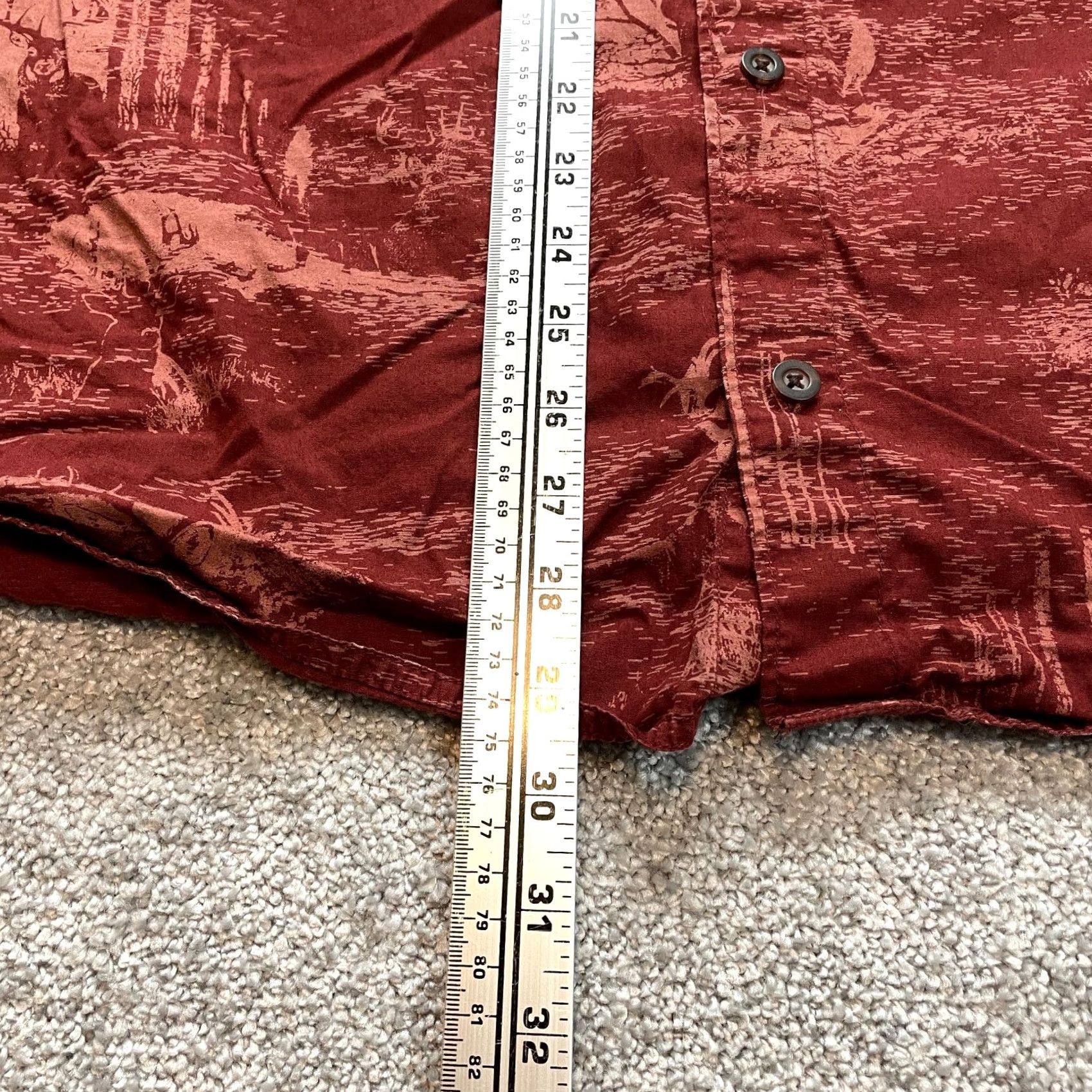 Vintage Columbia River Lodge Shirt Mens Large Red Long Sleeve Collared Pocket Hunting Size US L / EU 52-54 / 3 - 7 Thumbnail