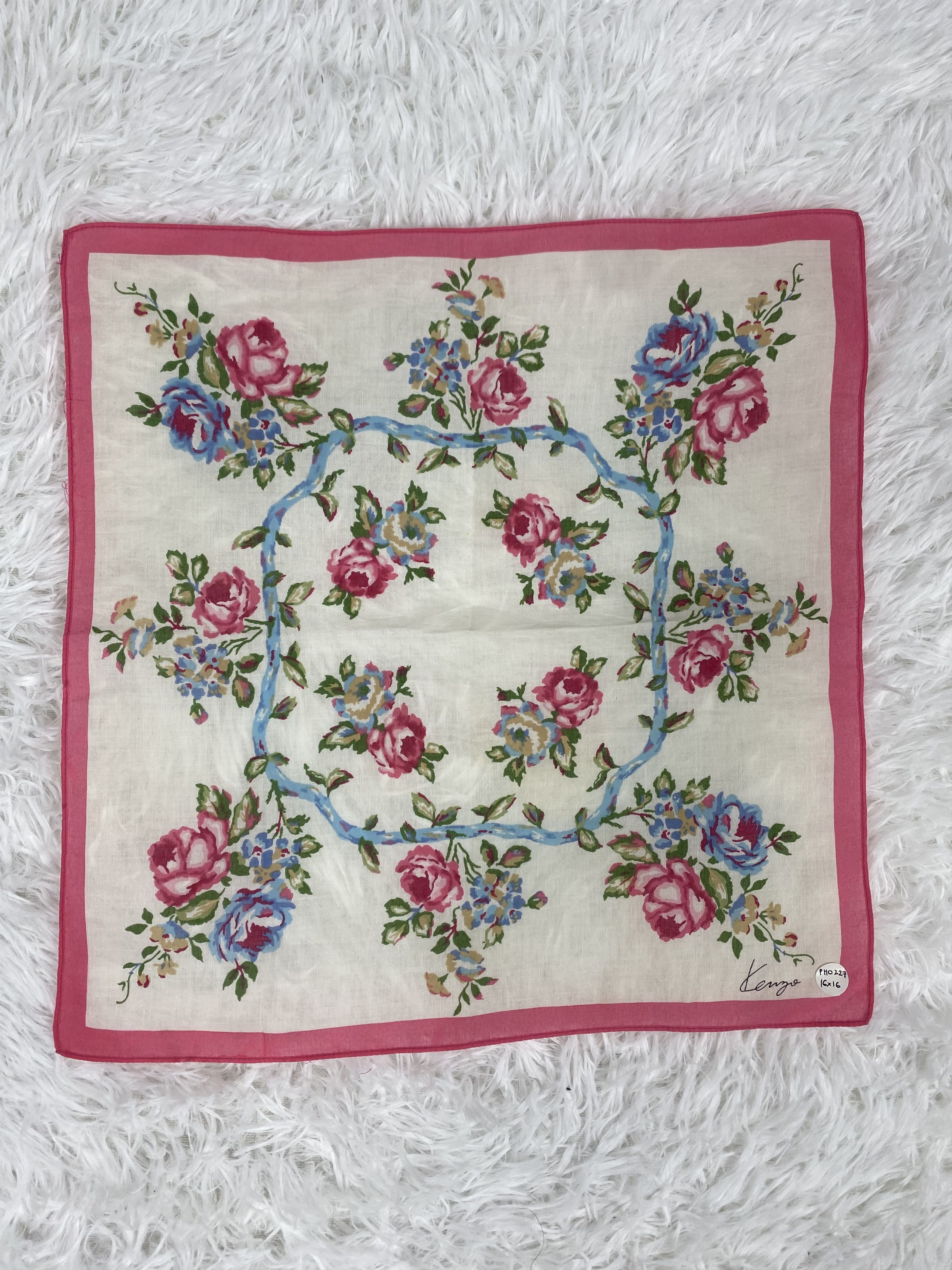 Kenzo Vintage Kenzo Handkerchief Neckerchief PH0227 Size ONE SIZE - 3 Thumbnail