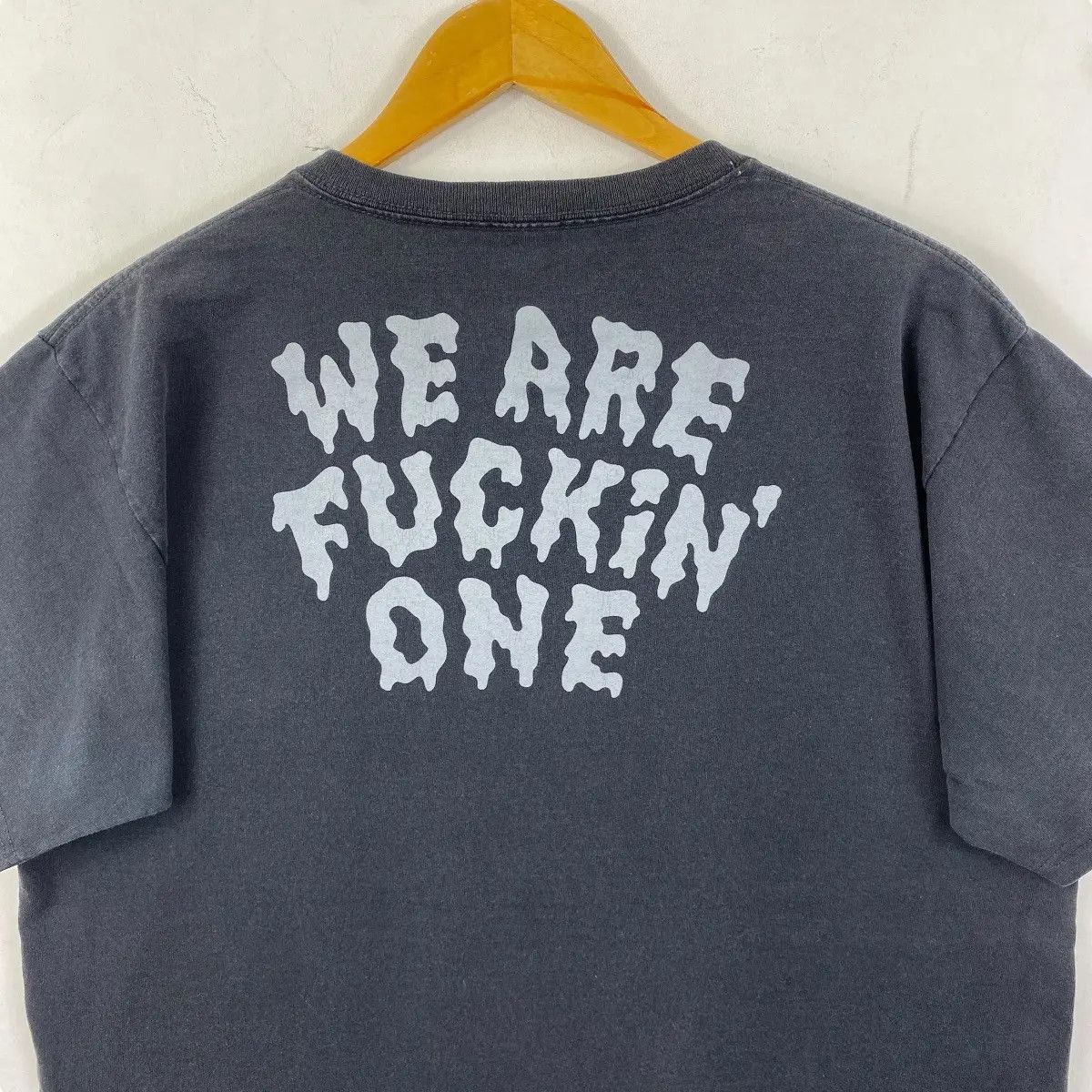 Band Tees Vintage PIZZA Of DEATH RECORDS We Are Fuckin' One Tee Shirt Size US L / EU 52-54 / 3 - 2 Thumbnail