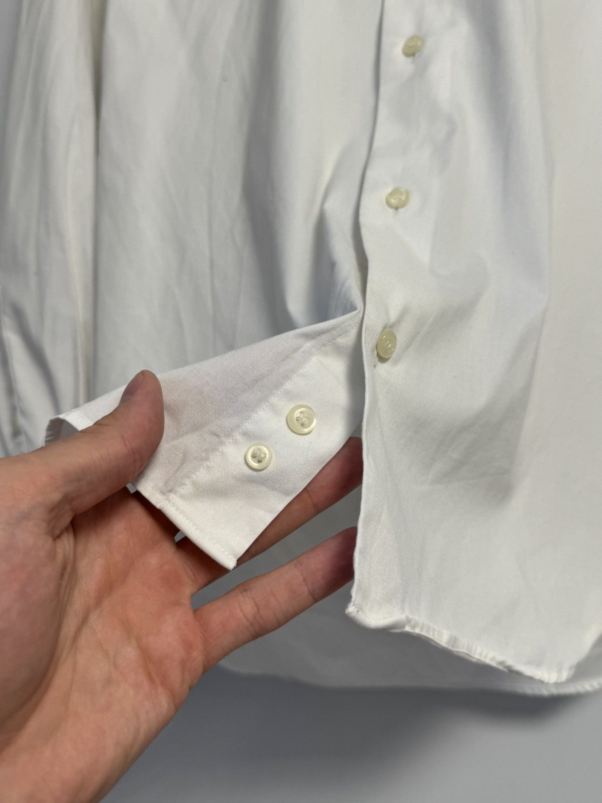 Boggi Boggi Milano Shirt Mens 38 15 White Long Sleeve Button Up Size US M / EU 48-50 / 2 - 8 Thumbnail