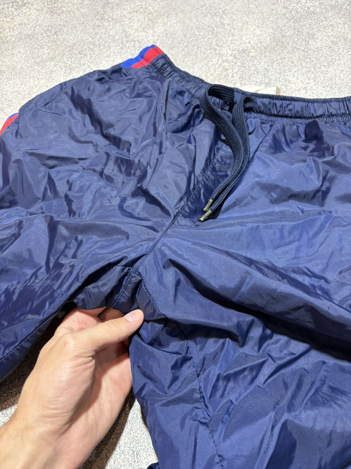 Nike × Vintage 00s Nike Vintage Drill Pants Small Logo Y2K Size US 38 / EU 54 - 9 Thumbnail