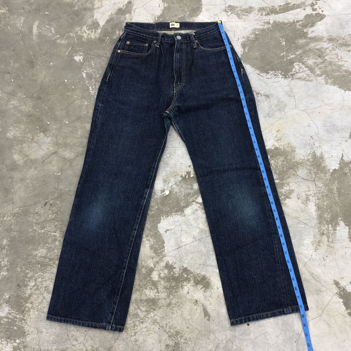 45rpm × Denime × Japanese Brand 45 RPM Straight Cut Denim Jeans Size US 28 / EU 44 - 23 Thumbnail