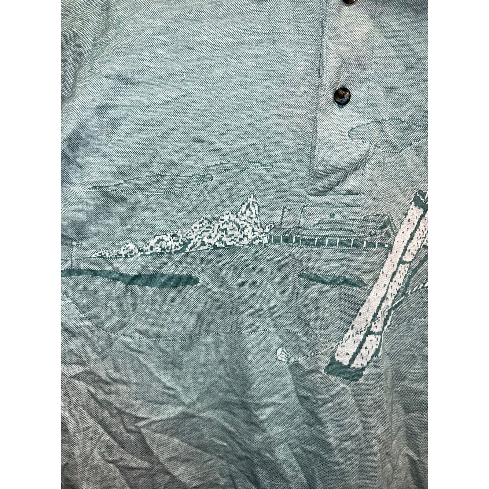 Vintage Vintage Pro Celebrity Polo Shirt USA Green Golf Large VTG L Size US L / EU 52-54 / 3 - 3 Thumbnail