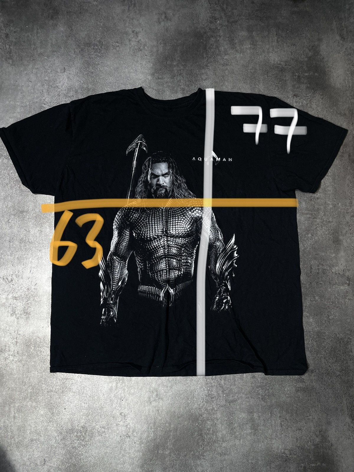 Vintage 🔥Offers🔥Aquaman Vintage Y2K Tee Spellout Hype Size US XXL / EU 58 / 5 - 7 Thumbnail