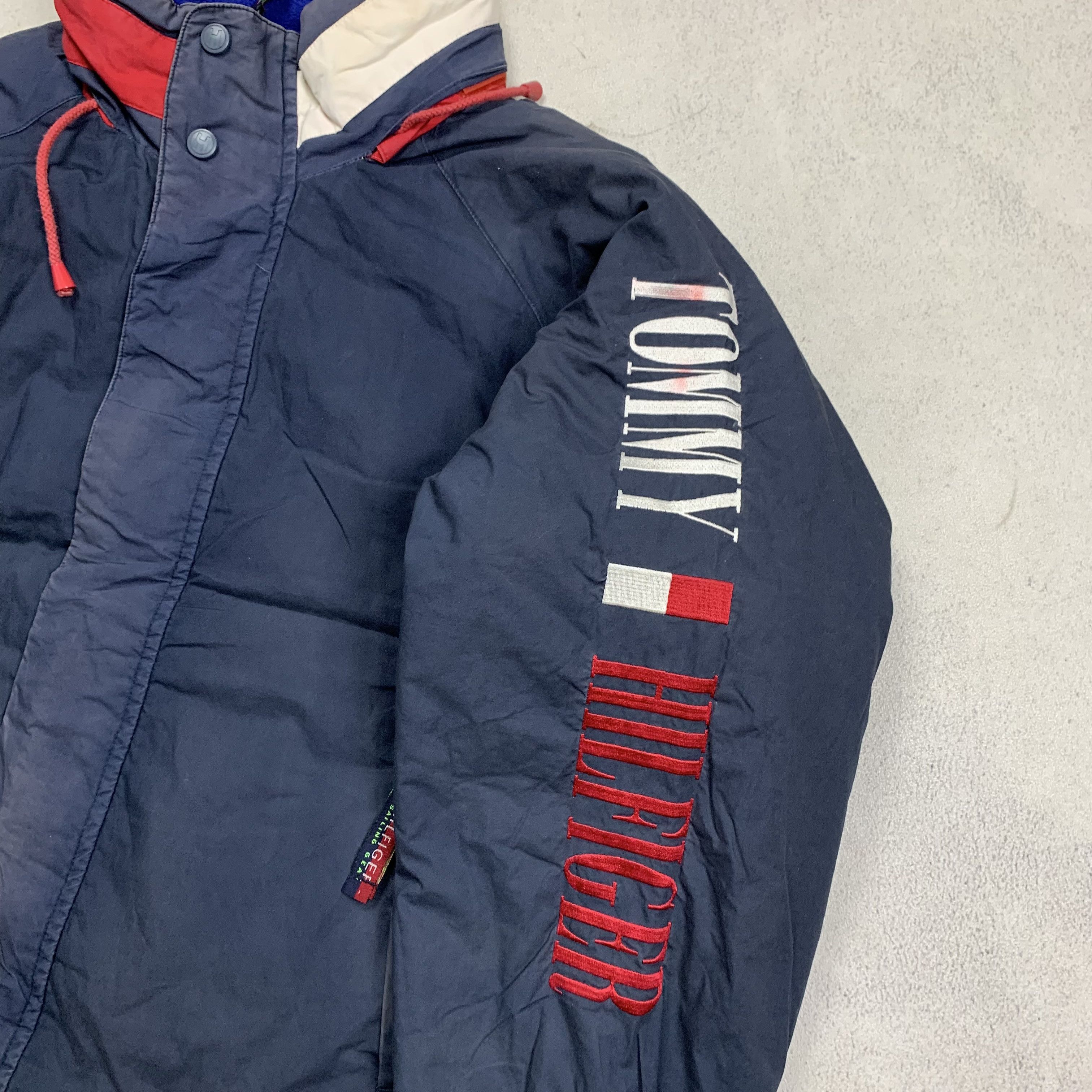 Tommy Hilfiger Vintage 90s Reversible Tommy Hilfiger Puffer Jacket Size US XXL / EU 58 / 5 - 4 Thumbnail